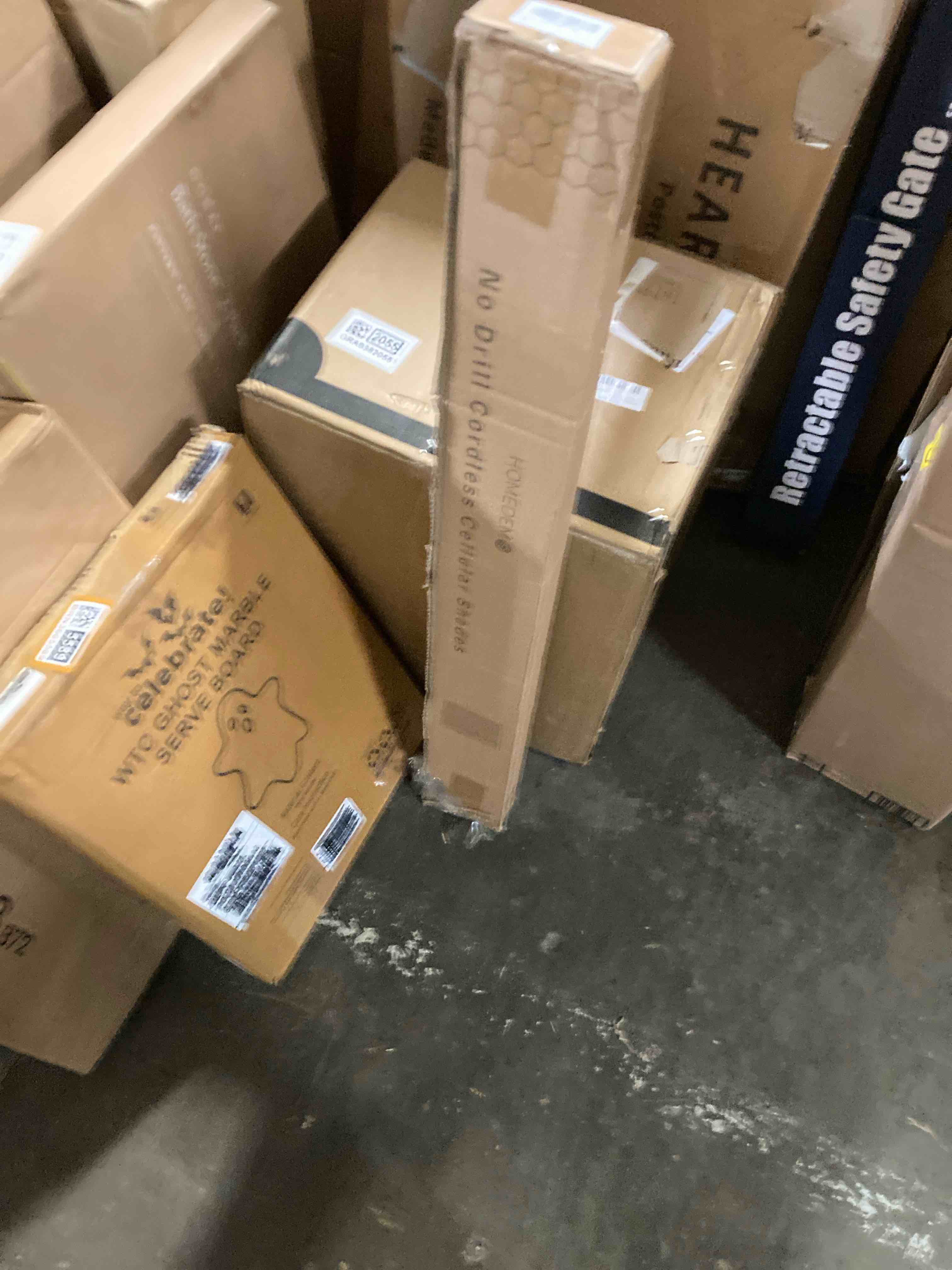 Condition photo showing New/Like New for Joydeco No Drill Zebra Blinds for Windows, Cordless Day & Night Dual Sheer Roller Shades, Easy Installation, Free-Stop Lift System, Light Filtering Privacy Blinds for Home(White,35" W x 75" H) A-white (No Drill) 35"W x 75"H