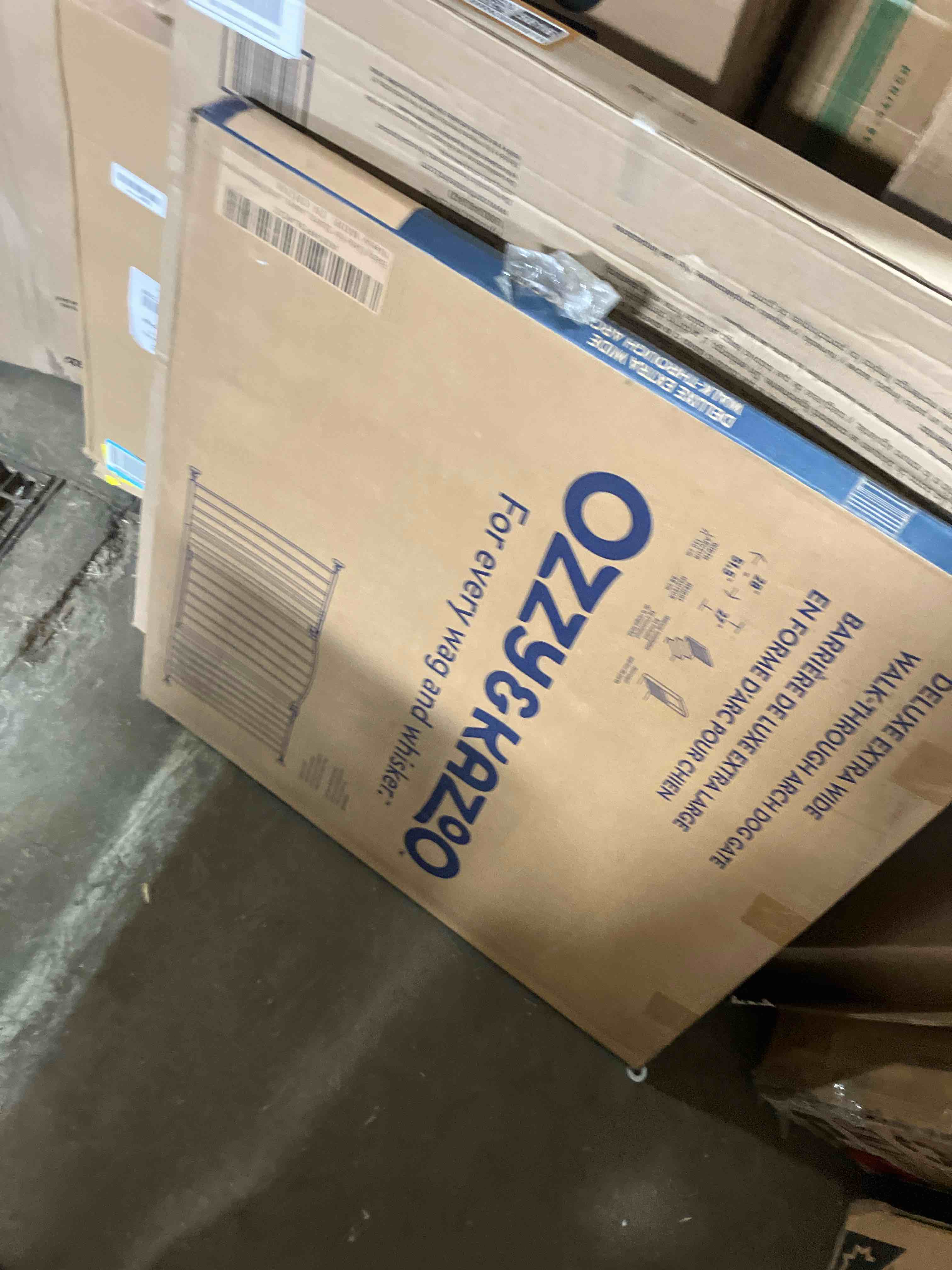 Condition photo showing New/Like New for Baby Gate for Stairs, 28"-51.5" Adjustable Width, 27" Height, Dog Gate for Doorways with Pressure & Wall Mount Kits, Baby Safety Gate for Stairs, Doorways, and Indoor Use (White) white | 28"-51.5"x27"A