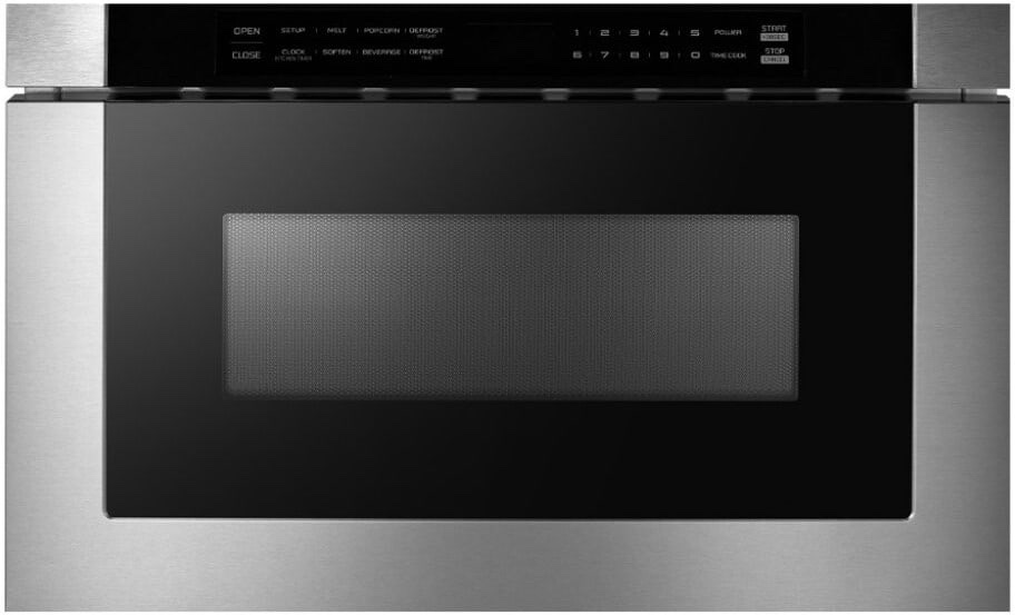 XO 24 Inch Built-In Microwave Drawer Oven with 1.2 Cu.Ft. Capacity, 1000-Watts with 11-Power Levels, Touch Control, Panel Lock, Top Loading, Automatic Sensor Programs, and Warm Mode