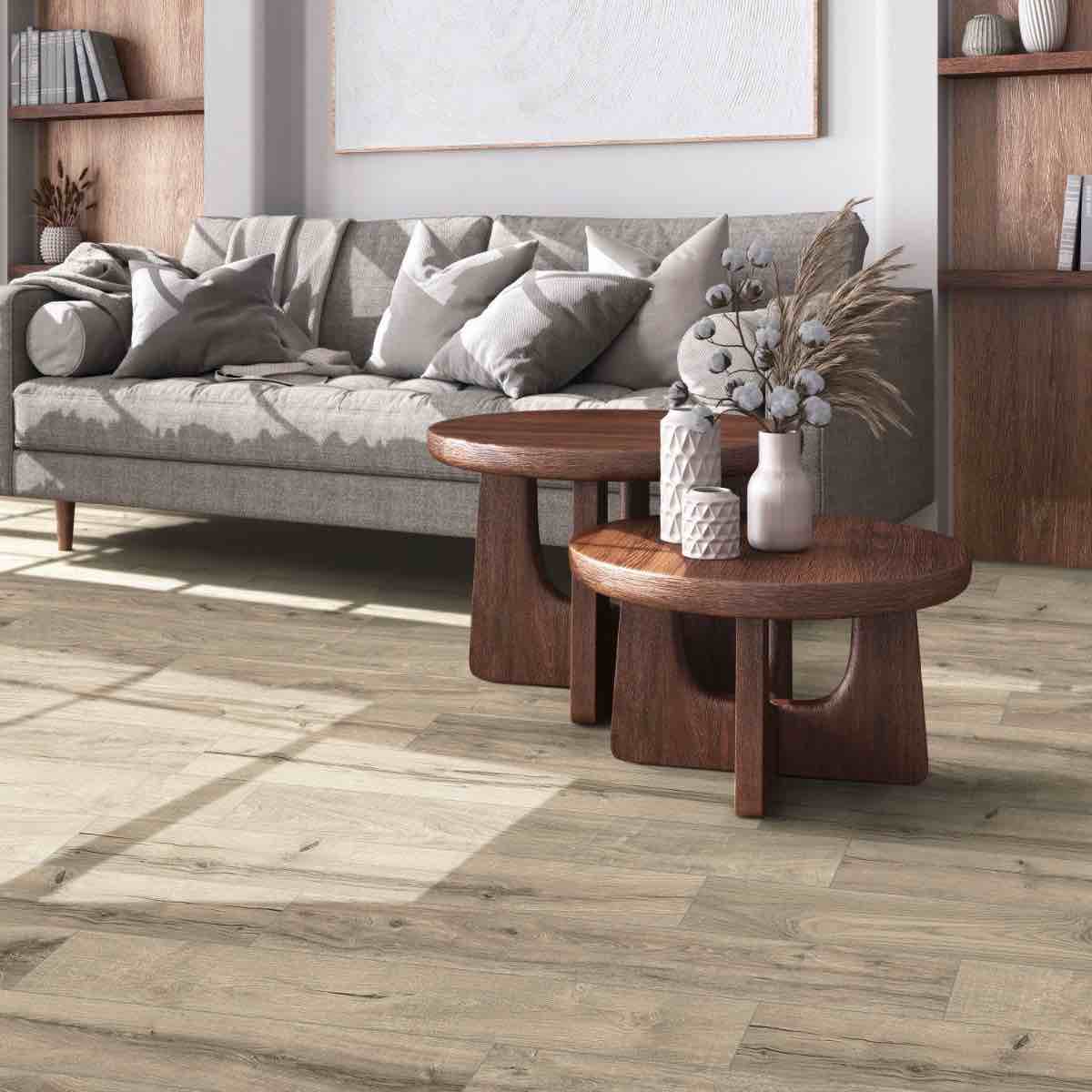 Select Surfaces Aspen AC5 Laminate Flooring in Whitewashed Oak