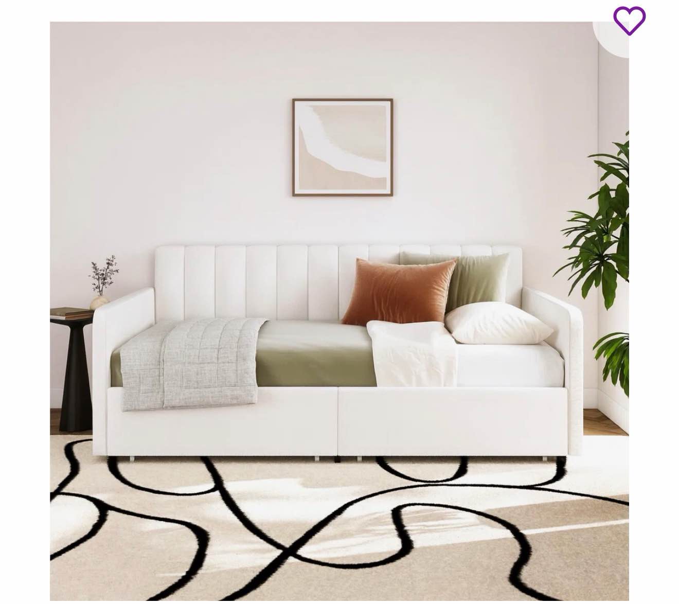 Keyten Upholstered Daybed with Storage Drawers ( Box 1 of 3 only)