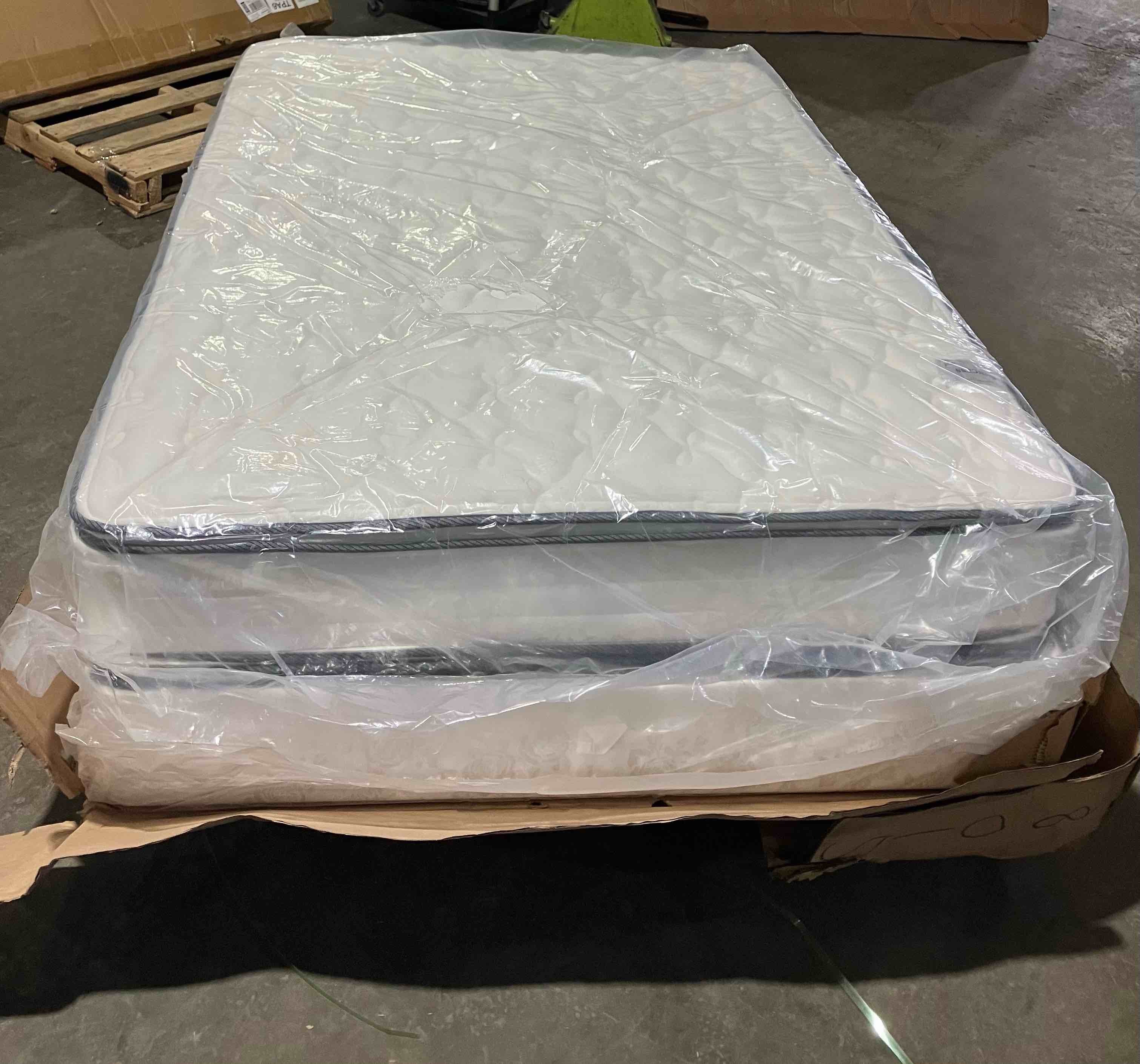 Condition photo showing New/Like New for Alicante 12'' Plush Full Size Mattress with Matching Boxspring 