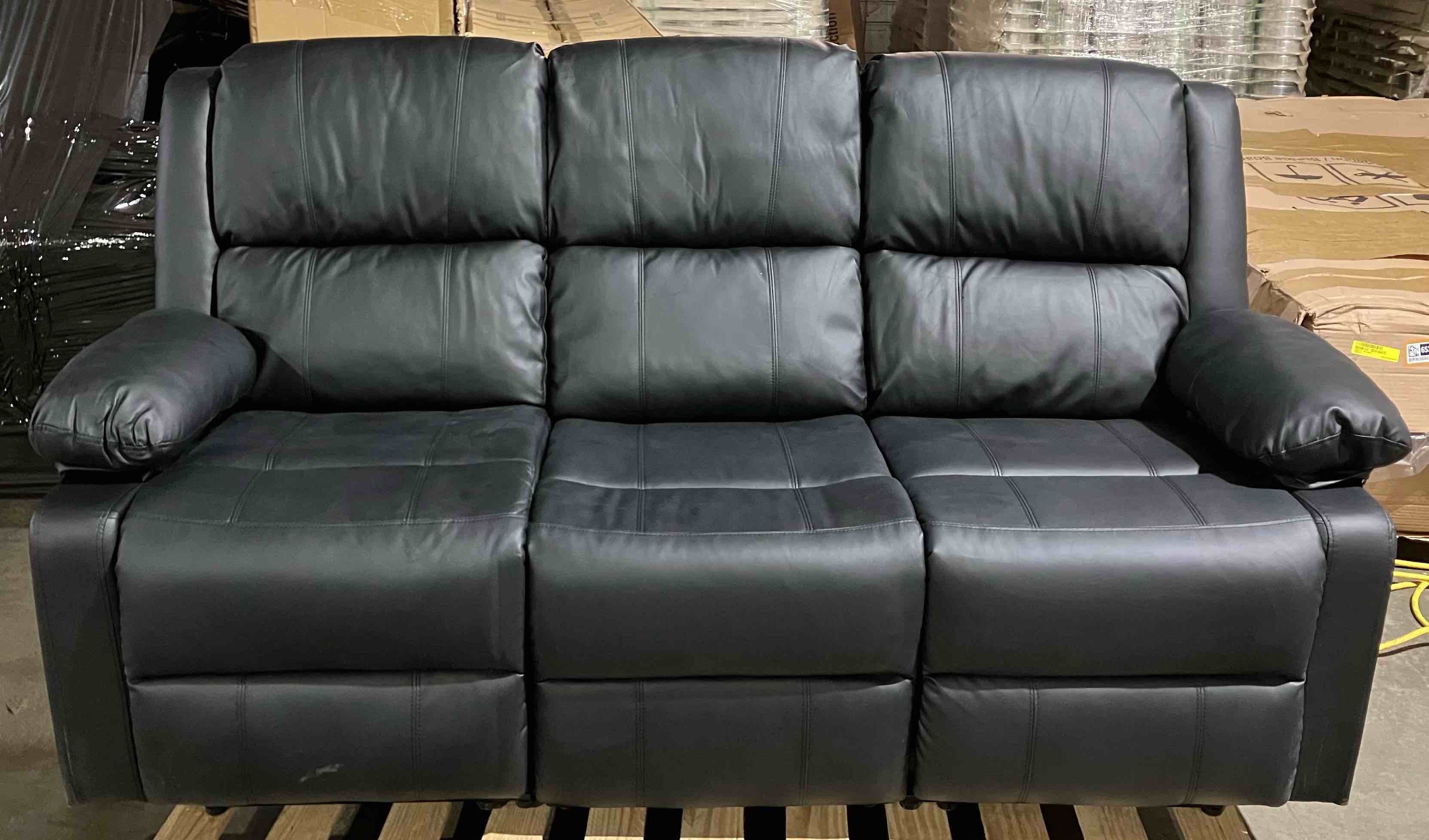 Condition photo showing New/Like New for AECOJOY 73.6 3-Seater Reclining Sofa with Heat and Massage Function