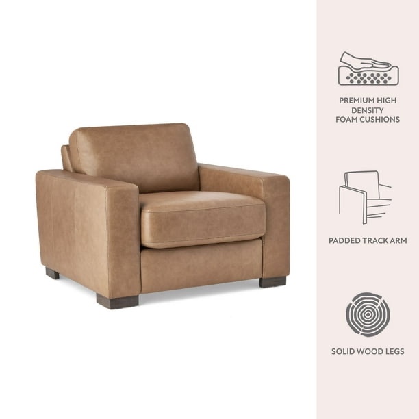 Condition photo showing New/Like New for Member's Mark Harrison Leather Chair