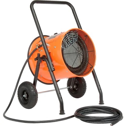 240V 1-Phase 15000W Portable Salamander Electric Heater, Body and Cord connection dented, does not include power cord can be purchased for $159.95 from Global Industrial 