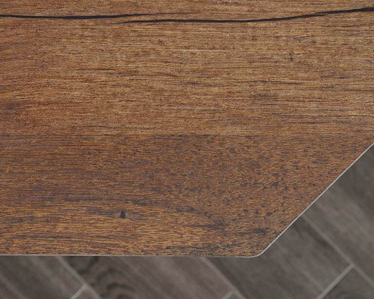 Condition photo showing Good Condition for Sauder Palladia® Corner Entertainment Credenza - (Good condition because item may be missing some screws/hardware needed for assembly)