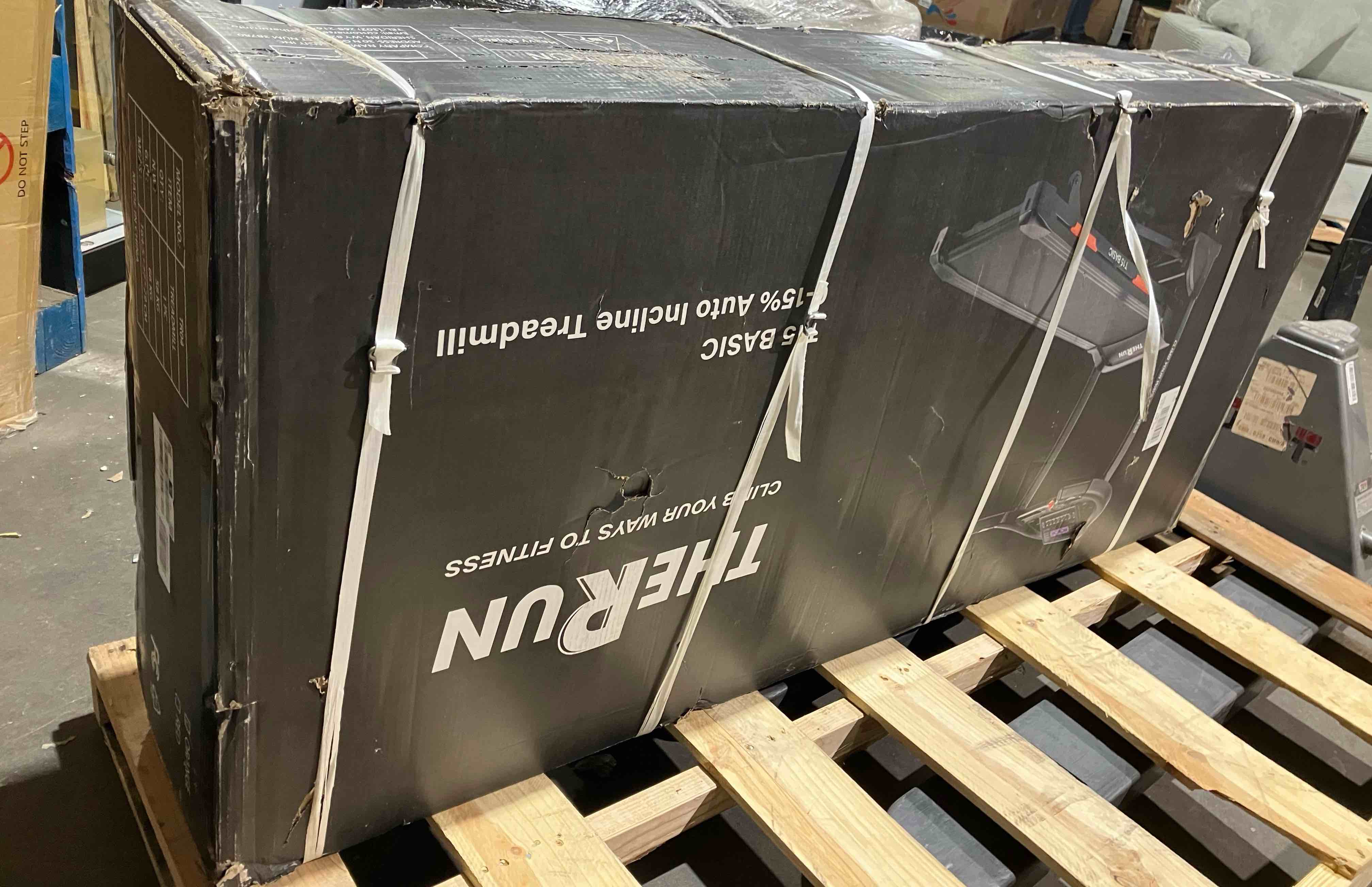 Condition photo showing New/Like New for THERUN Incline Exercise Treadmill with APP Electric Walking Running Machine - Black (TR04)