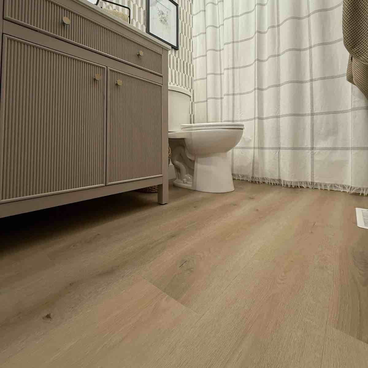 Condition photo showing New/Like New for Select Surfaces Hayworth Rigid Core Vinyl Plank Flooring. 18.6 Sq/Ft, 27 Boxes Total and 7 Moulding Kits