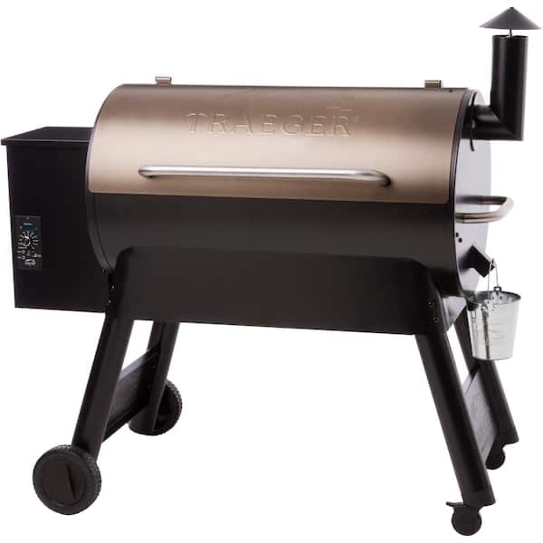 Pro Series 34-Pellet Grill and Smoker in Bronze H 49 in, W 53 in, D 27 in New In Box