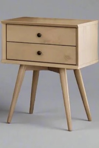 ashlie 2 drawer nightstand