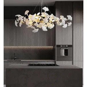 Miljana 6 - Light Ginkgo Chandelier