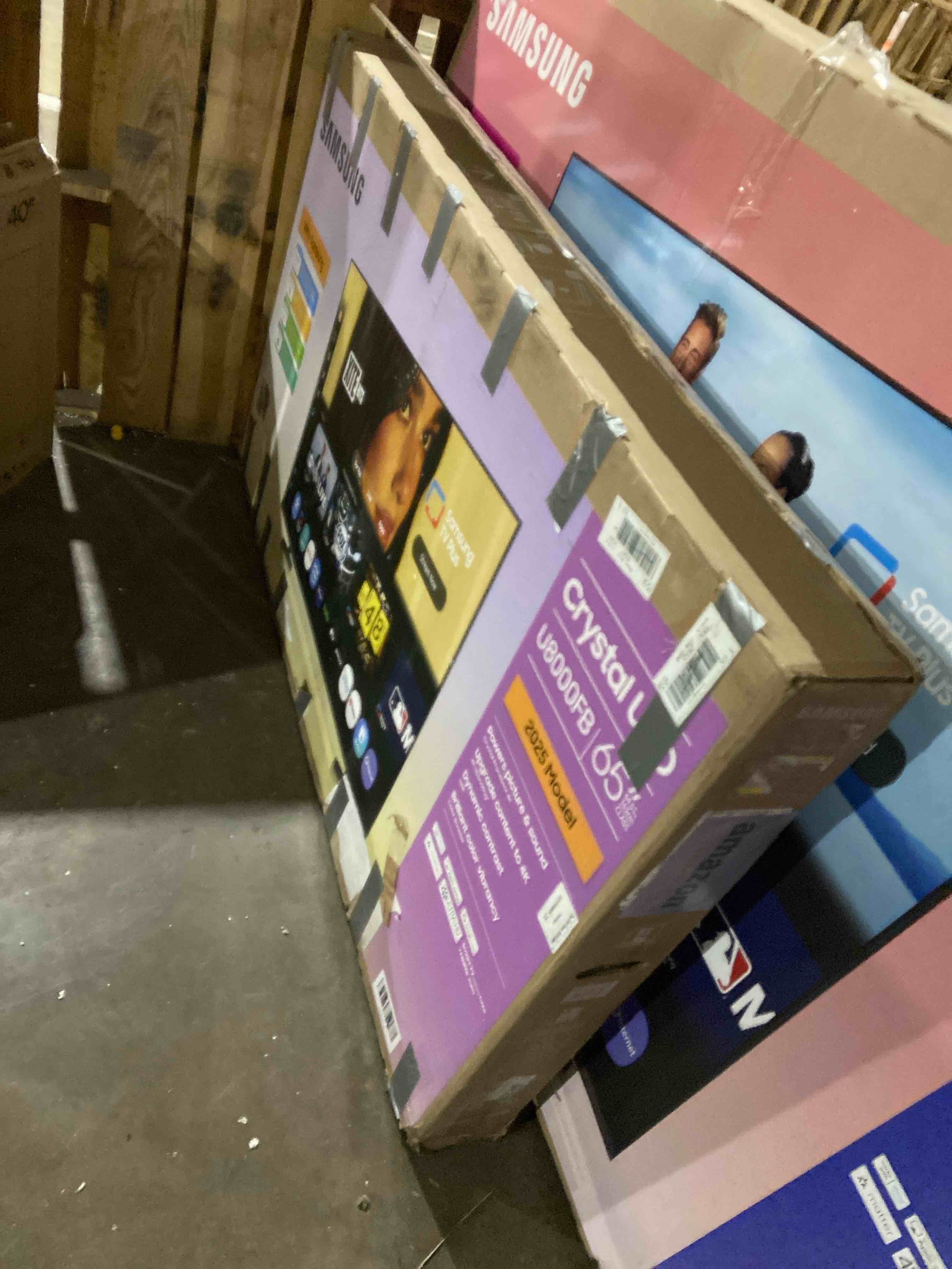 Condition photo showing As Is for Samsung 65-Inch Class Crystal UHD U8000F 4K Smart TV (2025 Model) Endless Free Content, Crystal Processor 4K, MetalStream Design, Knox Security, Alexa Built-in