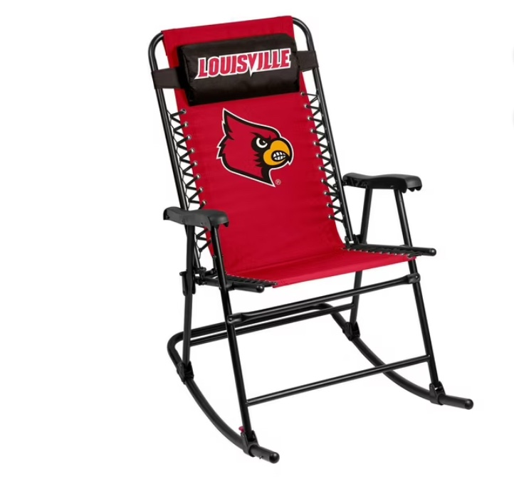 Logo Brands Louisville Cardinals Bungee Rocker