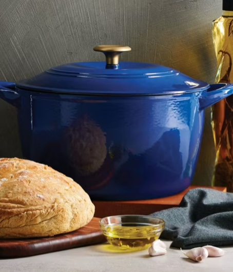 Tramontina Enameled Cast Iron 7-Quart Covered Round Dutch Oven