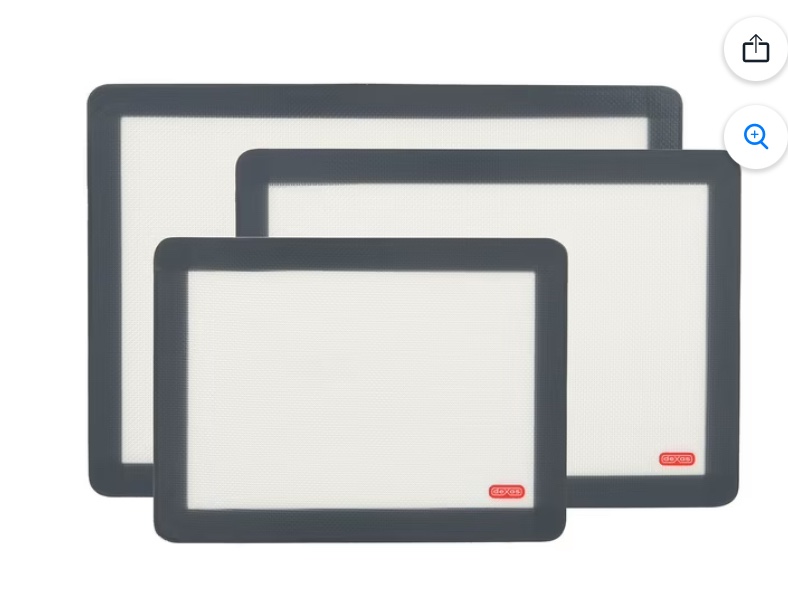 Dexas 3-Pack Silicone Baking Mats