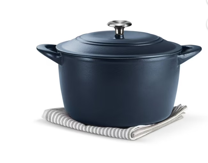 Tramontina Enameled Cast Iron 7-Quart Covered Round Dutch Oven