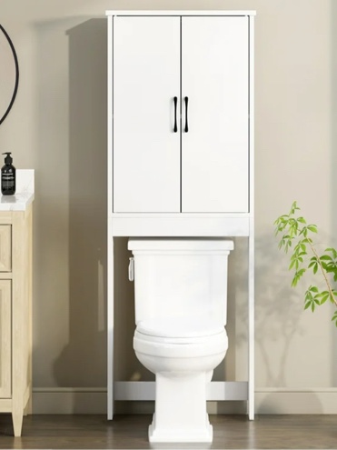 mainstays ardent over-the-toilet bathroom storage cabinet, white