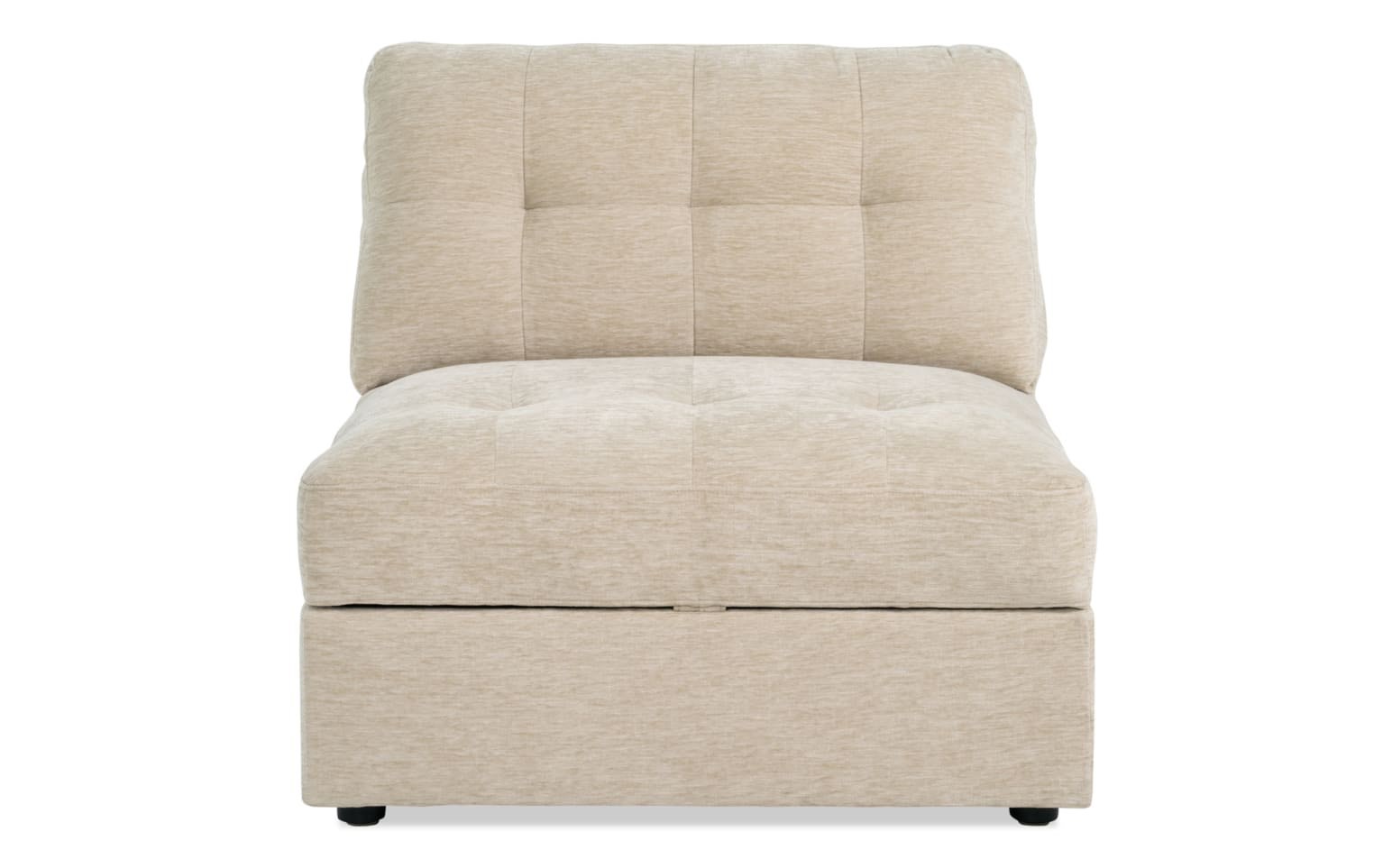 modular armless electric recliner mina sugar