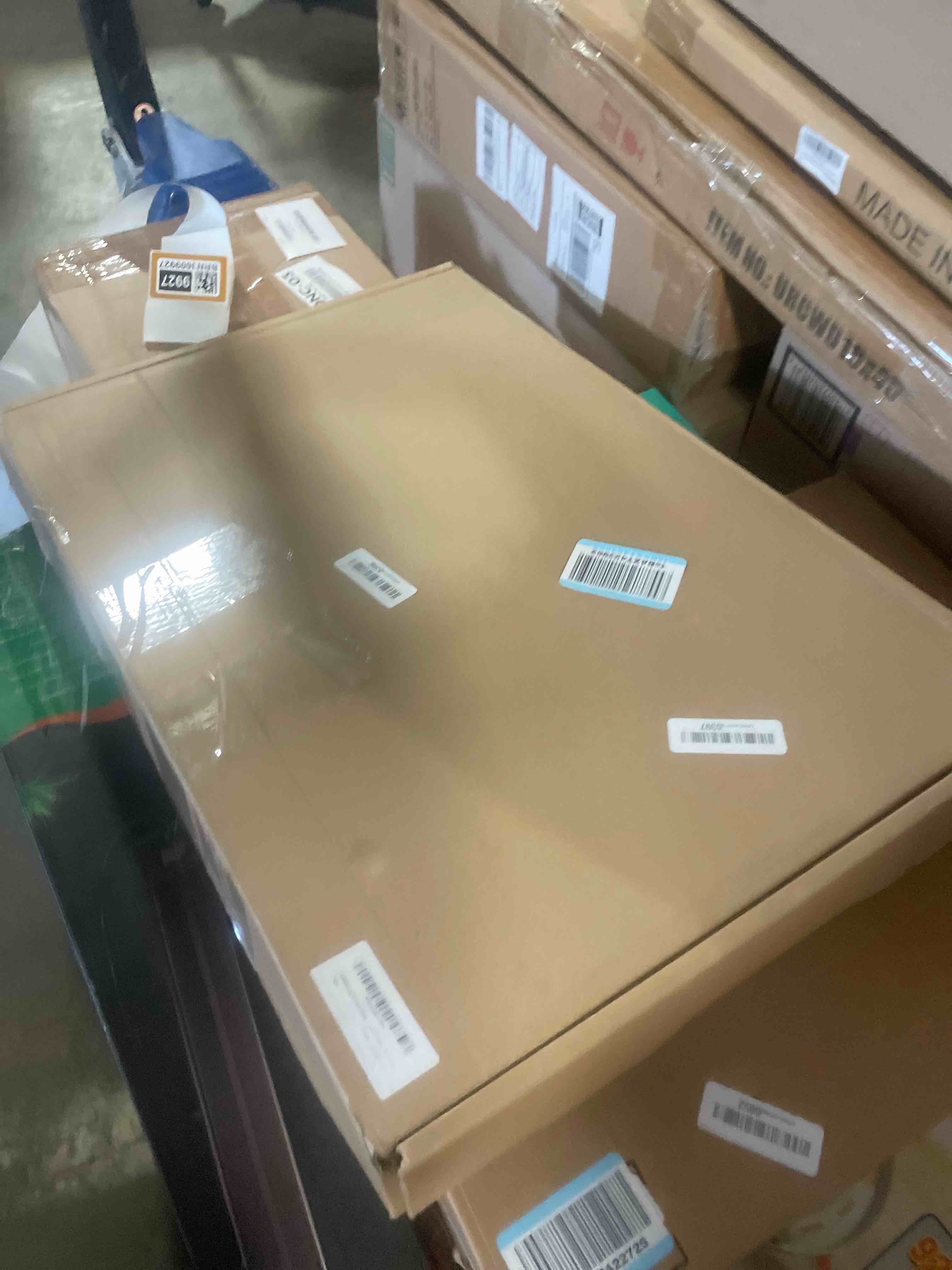 Condition photo showing New/Like New for Large Ottoman Wooden Trays, Wood Serving Tray with Handles, Large Ottoman Tray, Wooden Serving Trays for Coffee Tables, Living Rooms and Kitchens, 24 x 16 inch 24" x 16" x 1.6"