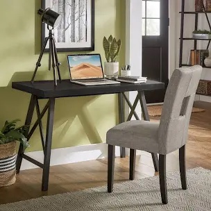farmhouse desk black