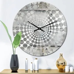 Industrial Minimalism - Geometric  Wall Clock