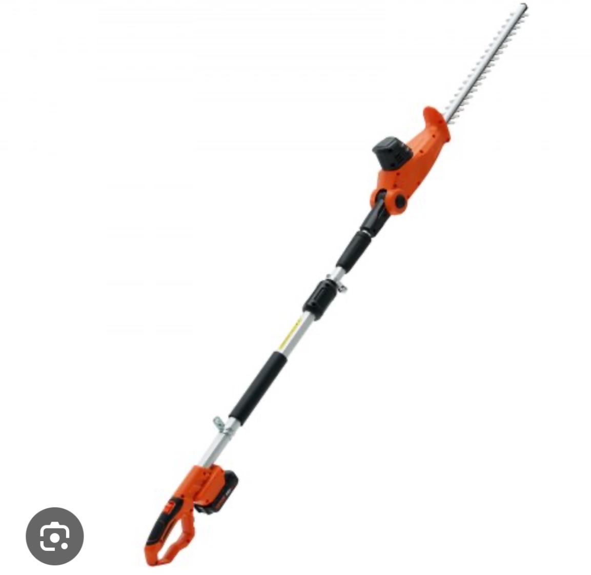 20V Cordless Hedge Trimmer, 18 inch Double-edged Steel Blade, Pole Hedge Trimmer Kit 20V Battery