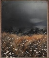 " Dark Pasture " on Wood