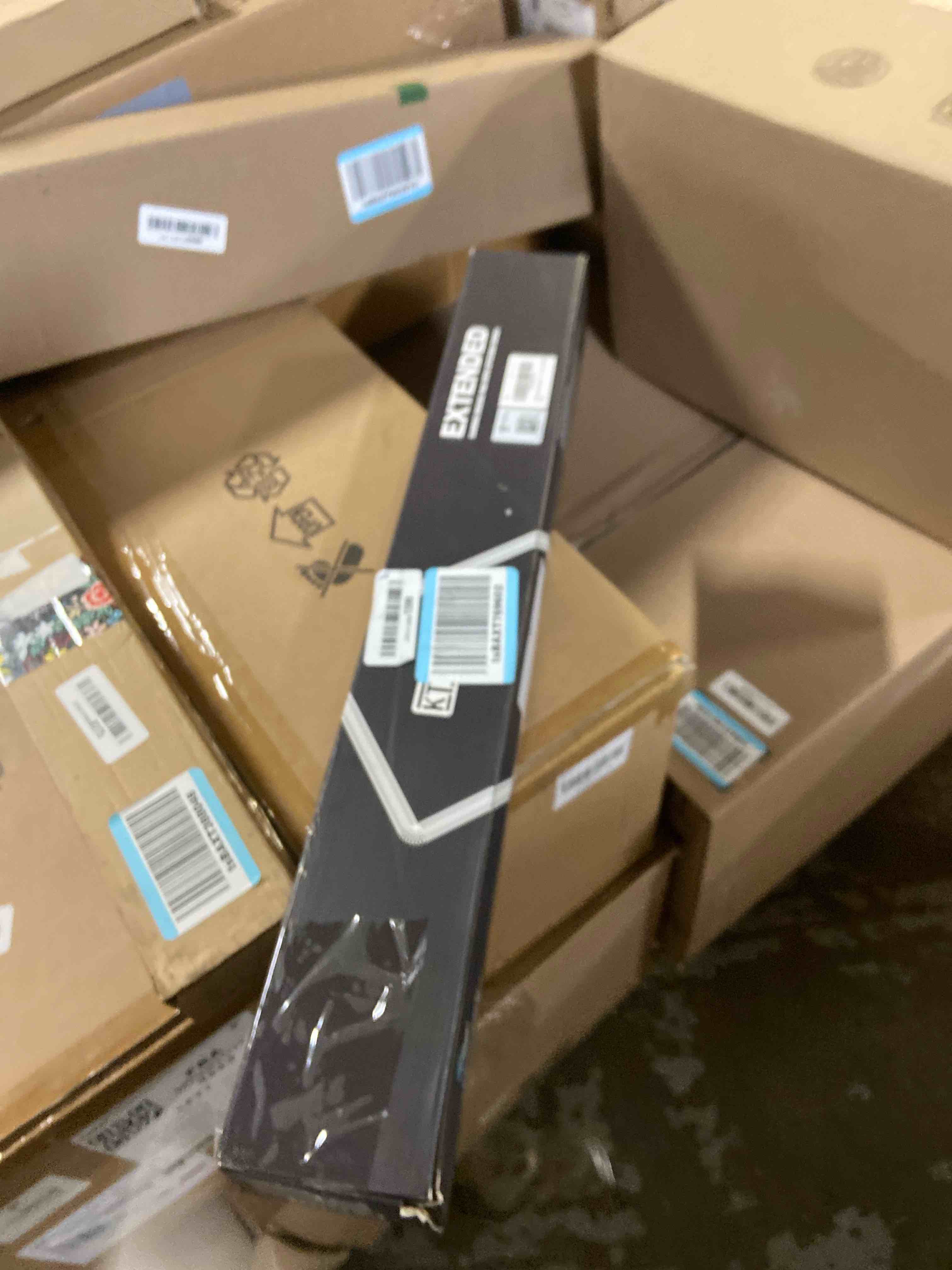 Condition photo showing New/Like New for KTRIO Oversized Gaming Mouse Pad Desk Mat, Micro-Weave Cloth for Precise Control, Non-Slip Rubber Base, Stitched Edges, Water-Resistant, Full Desk Coverage for Gamer, Office & Home, 47.3 x 23.6 in Black Stealth 47.3L x 23.6W inches