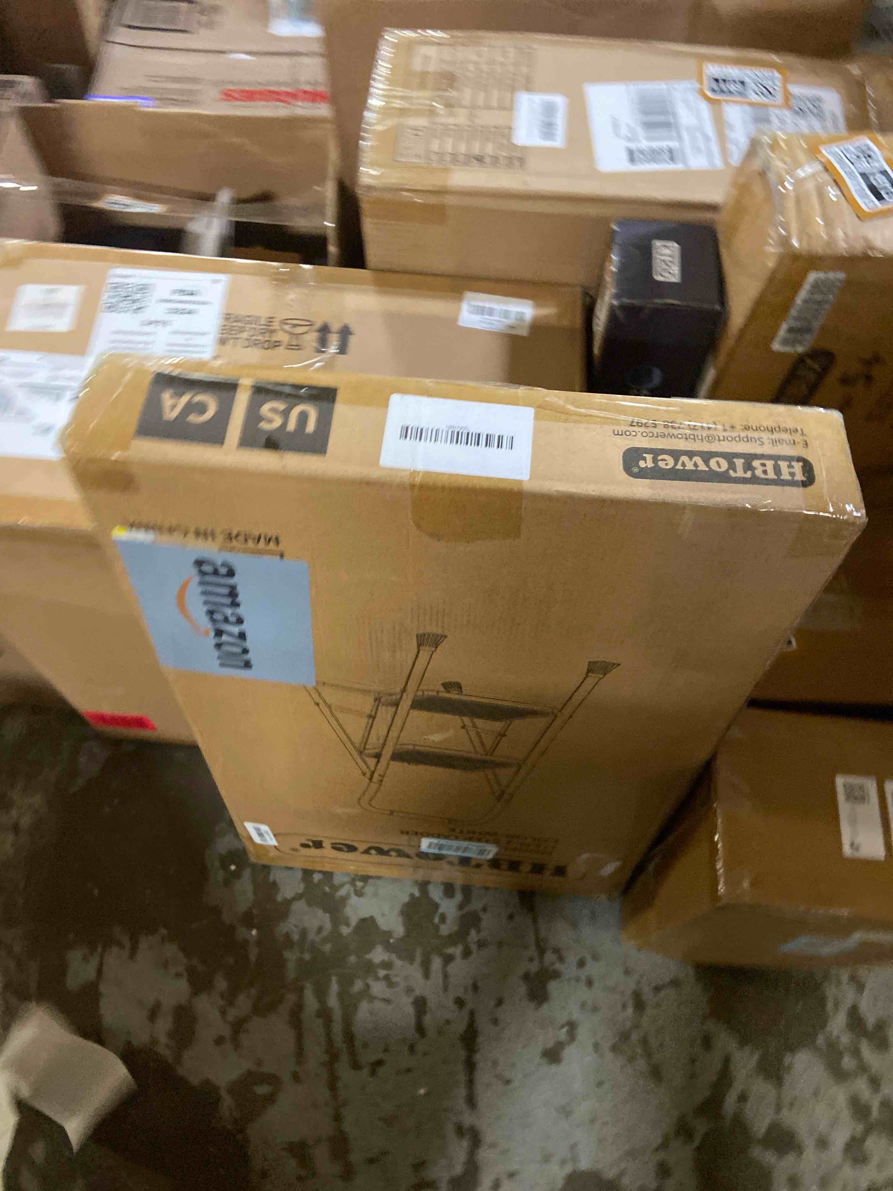 Condition photo showing New/Like New for HBTower 2 Step Ladder,2 Step Stool for Adults Folding Step Stool with Cushioned Handle with Wide Anti-Slip Pedal Ergonomic Design