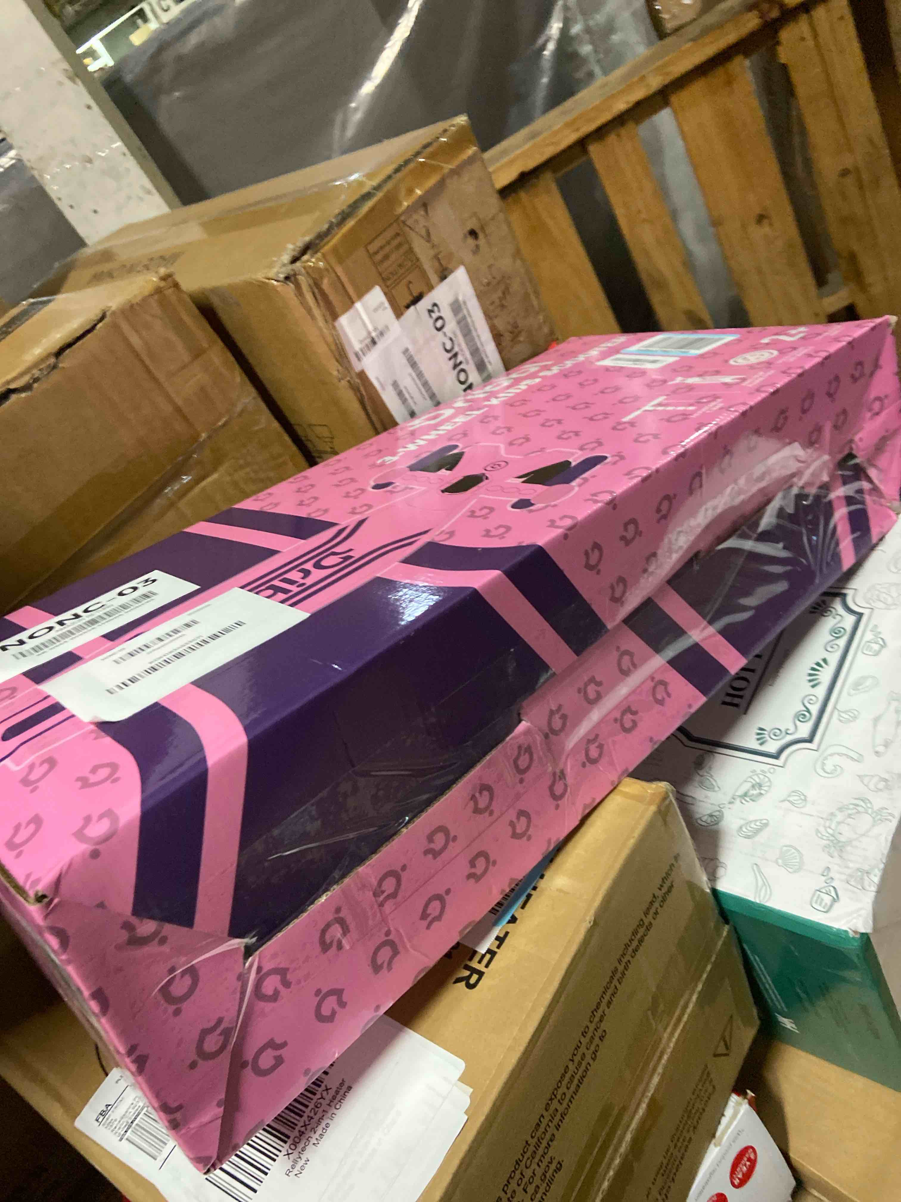 Condition photo showing New/Like New for Dribbl 3-Wheel Kids Scooter - Lean-to-Steer Technology, Adjustable Height Handlebar, Wide Anti-Slip Deck, Scooter for Boys & Girls Ages 3+, Child Safety Approved, Support Riders Up to 165 lbs, Purple