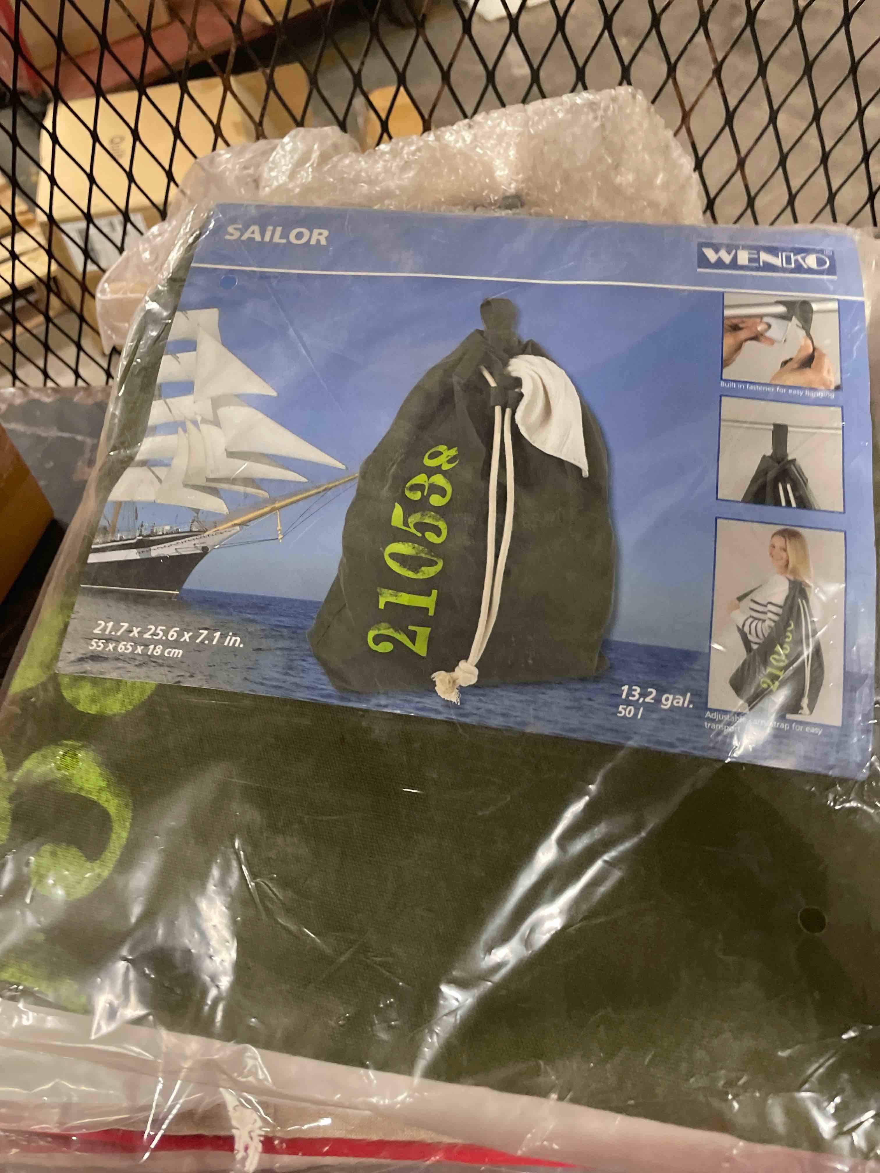 Condition photo showing New/Like New for Laundry Bag Sailor green