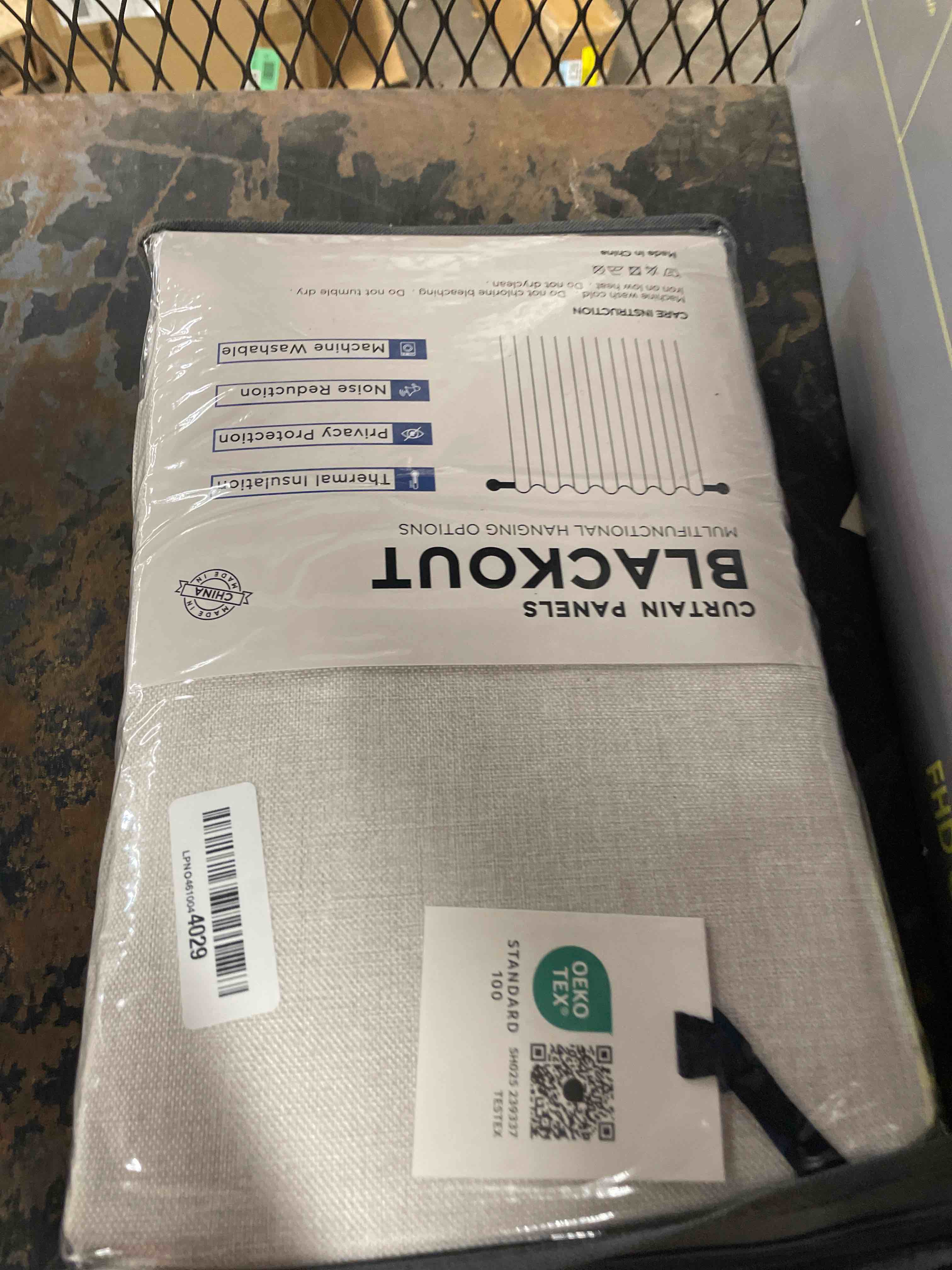 Condition photo showing New/Like New for 100% Blackout Shield Linen Blackout Curtains for Bedroom, Beige Grommet Curtains for Living Room, Thermal Insulated Room Darkening Drapes for Nursery, Fall Home Decor, 50" W x 84" L, 2 Panels Beige 50"W x 84"L (Pack of 2)
