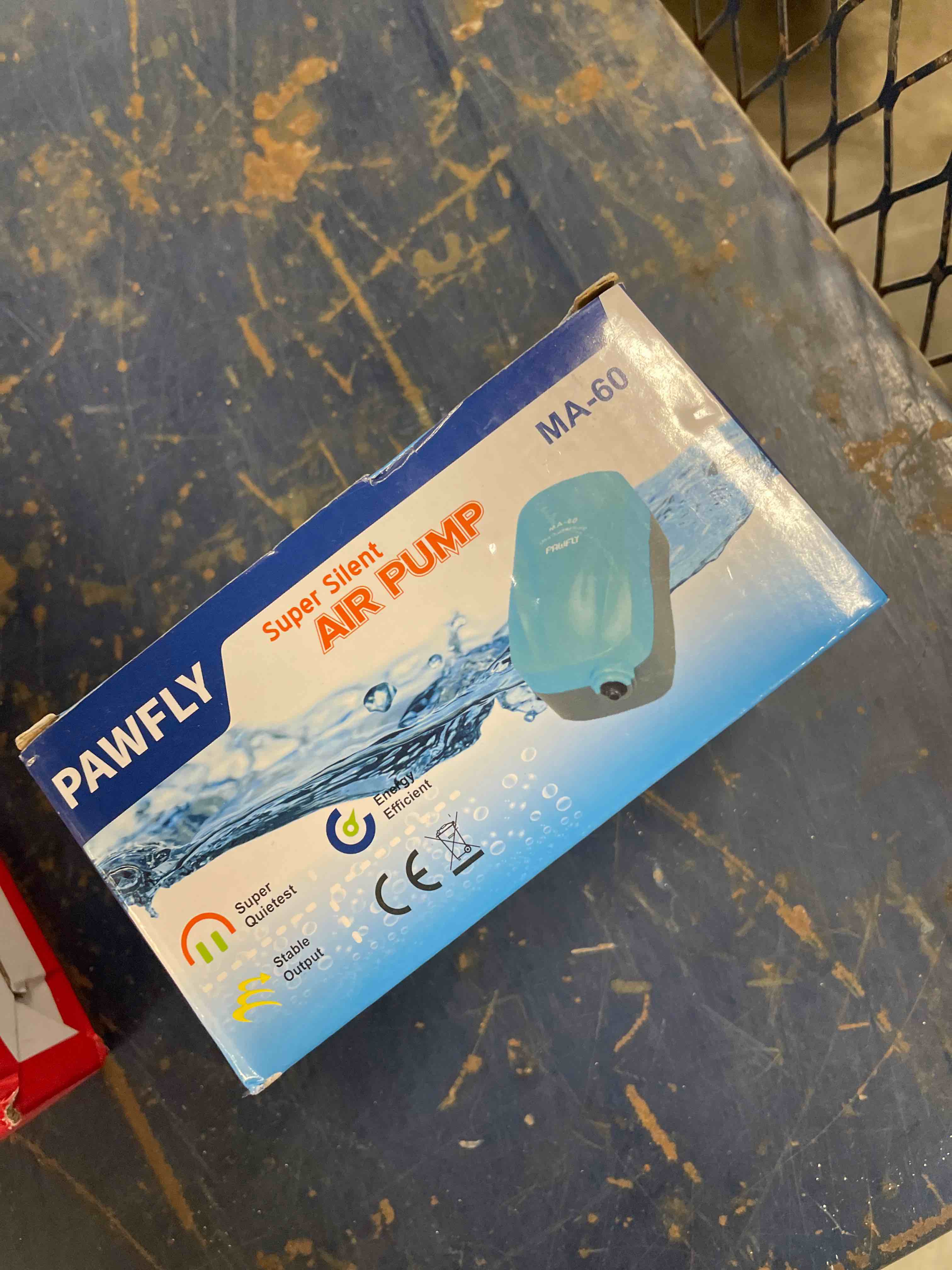 Condition photo showing New/Like New for Pawfly Aquarium Air Pump with Nano Bio Sponge Filter Kit Air Control Valve Airline Tubing and Check Valve Accessories 3-10 Gal