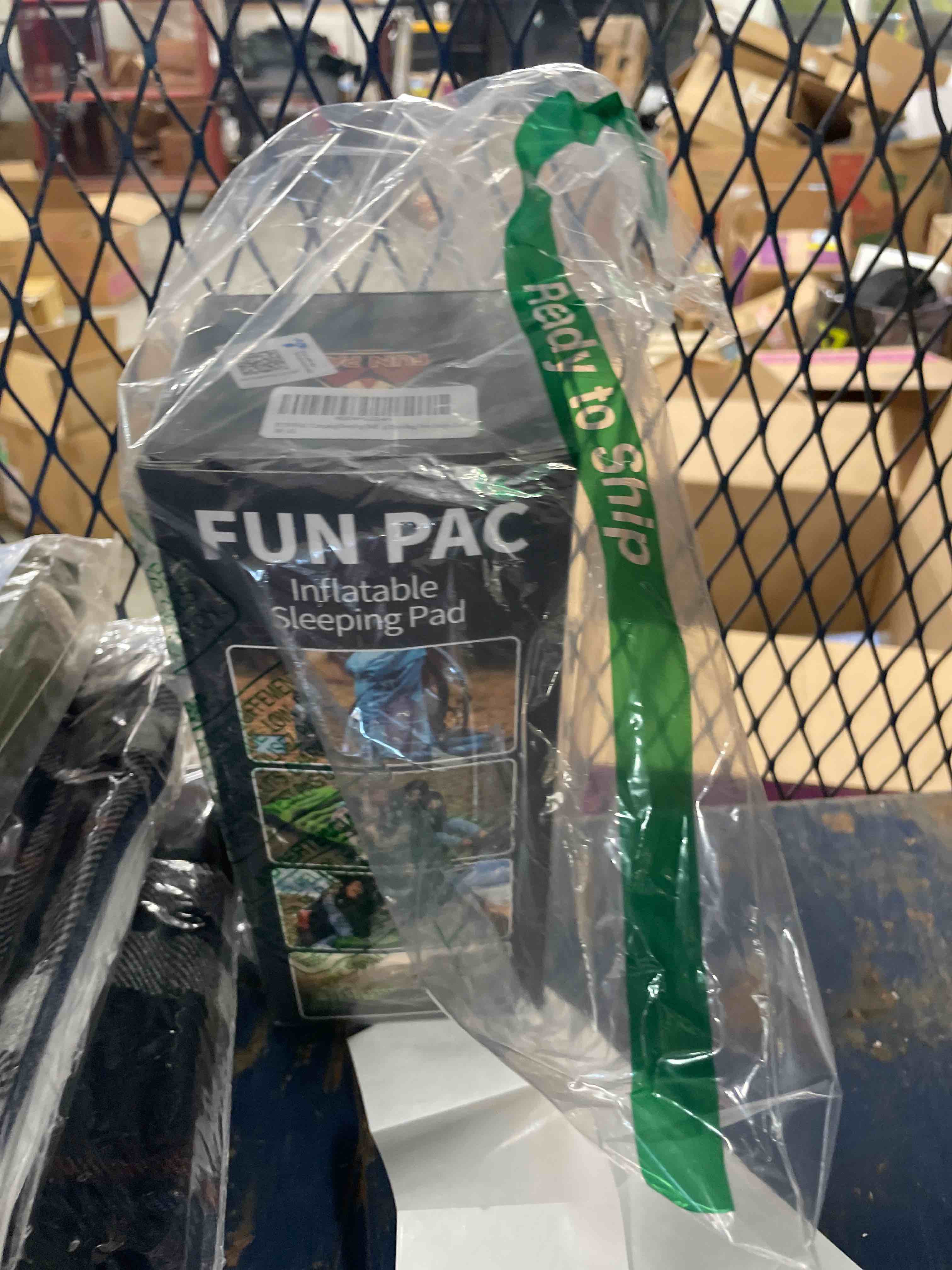 Condition photo showing New/Like New for Camping Sleeping Pad, Ultralight Camping Mat with Pillow, Built-in Foot Pump Inflatable Sleeping Pads Compact for Camping Backpacking Hiking Traveling Tent,Single,Green