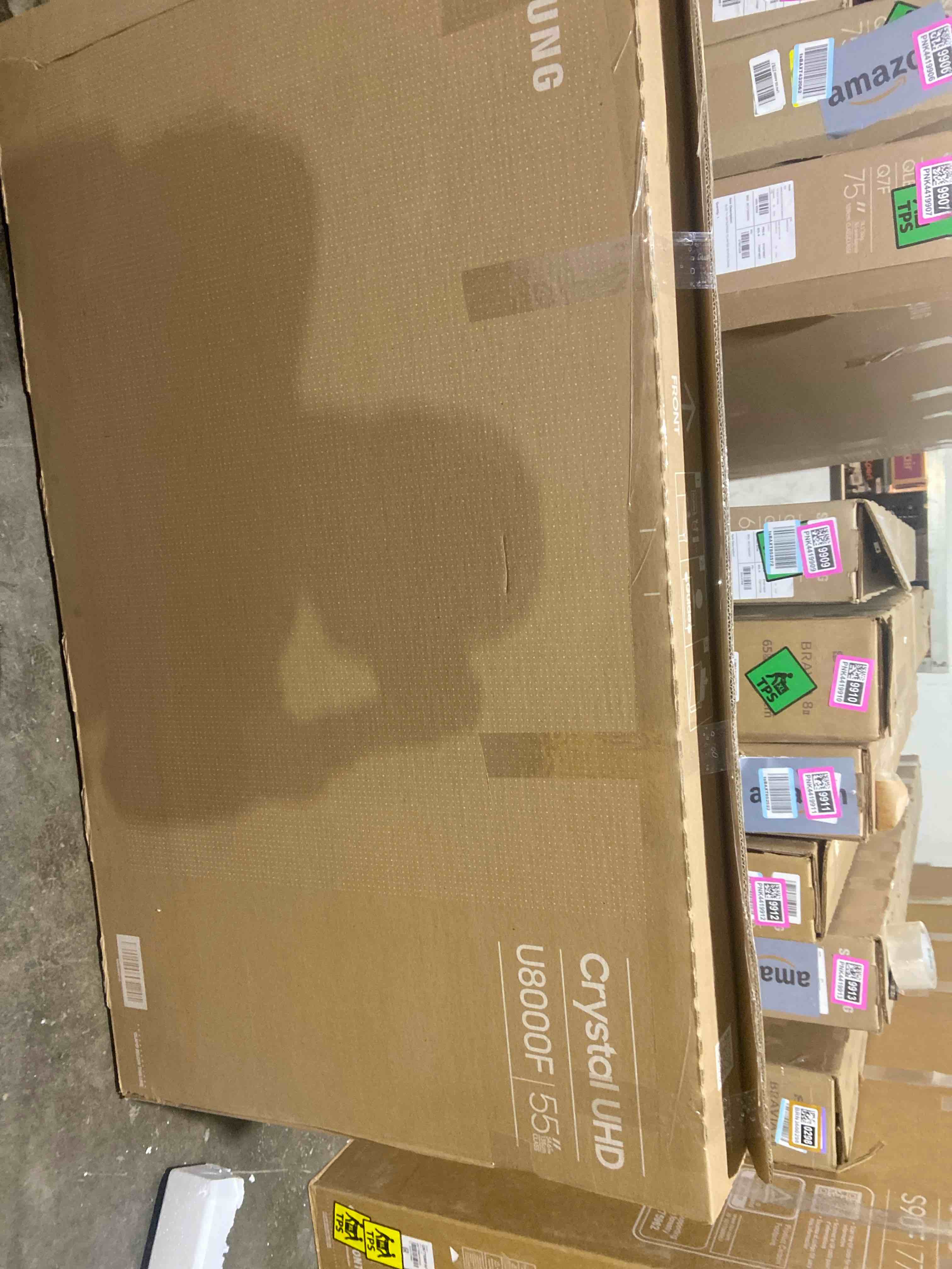 Condition photo showing New/Like New for Samsung 55-Inch Class Crystal UHD U8000F 4K Smart TV (2025 Model) Endless Free Content, Crystal Processor 4K, MetalStream Design, Knox Security, Compatible with Alexa