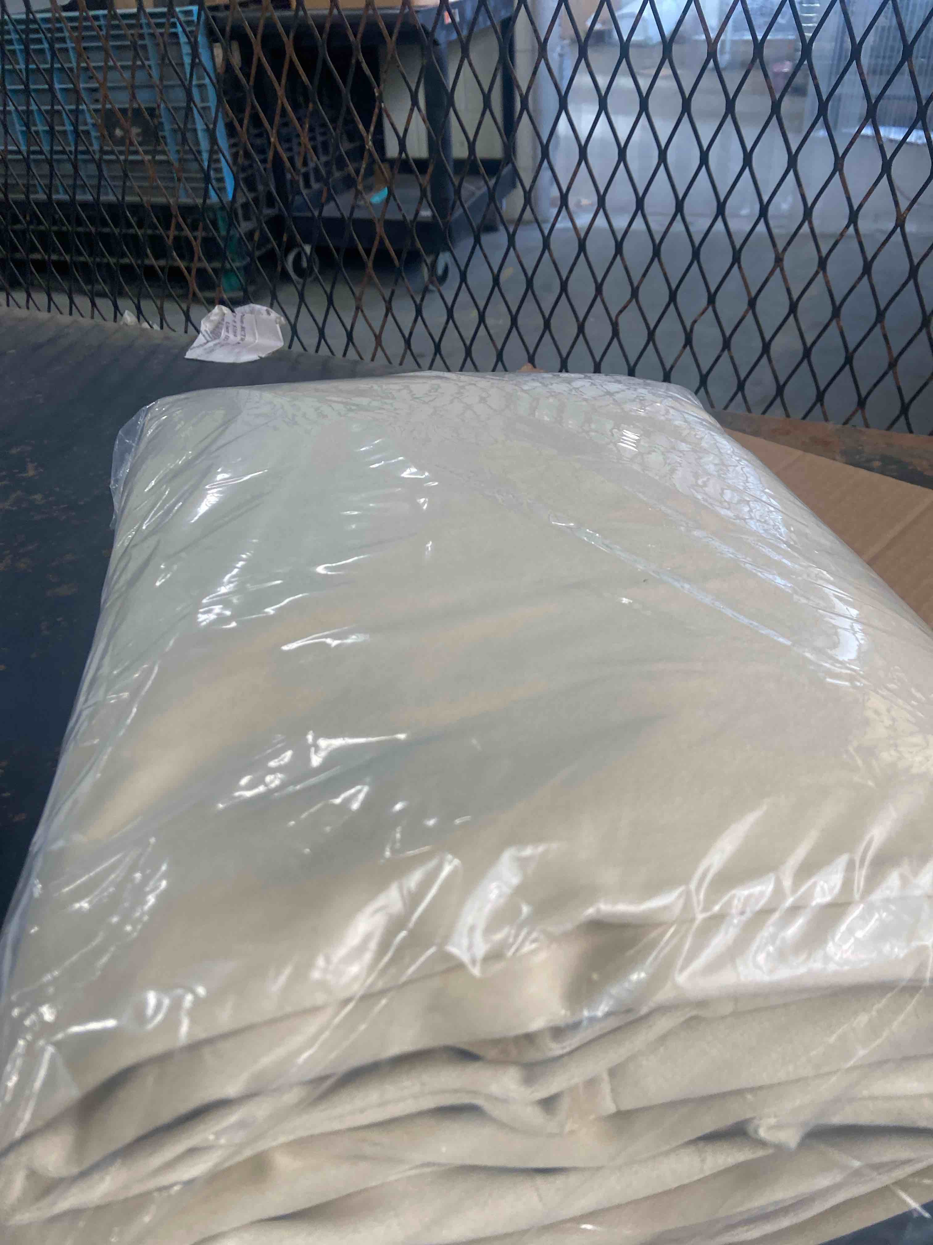 Condition photo showing New/Like New for hpd half price drapes heritage plush velvet curtains 96 inches long room darkening curtains for bedroom & living room 50w x 96l, (1 panel), au lait creme au lait creme 50"w x 96"l (pack of 1)