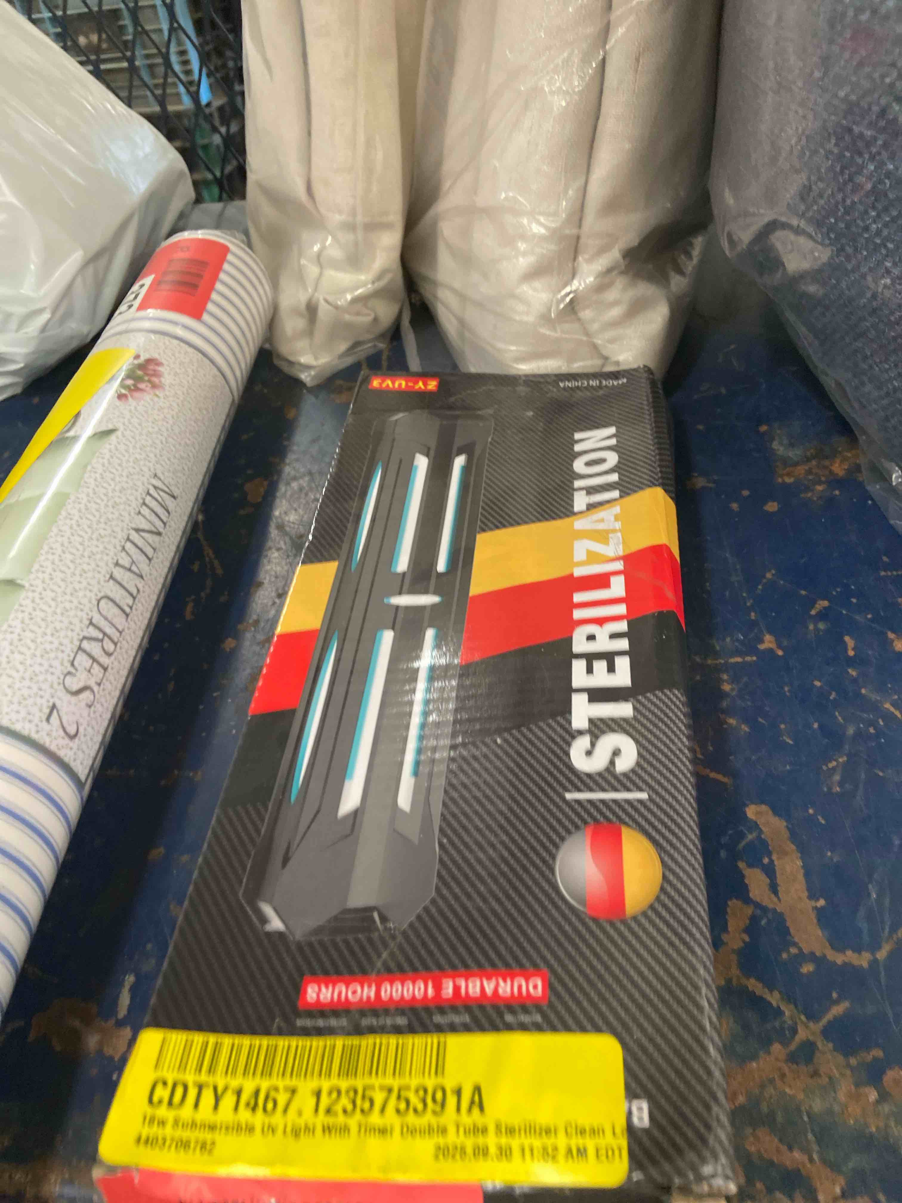 Condition photo showing Good Condition for 18w submersible uv light with timer double tube sterilizer clean
