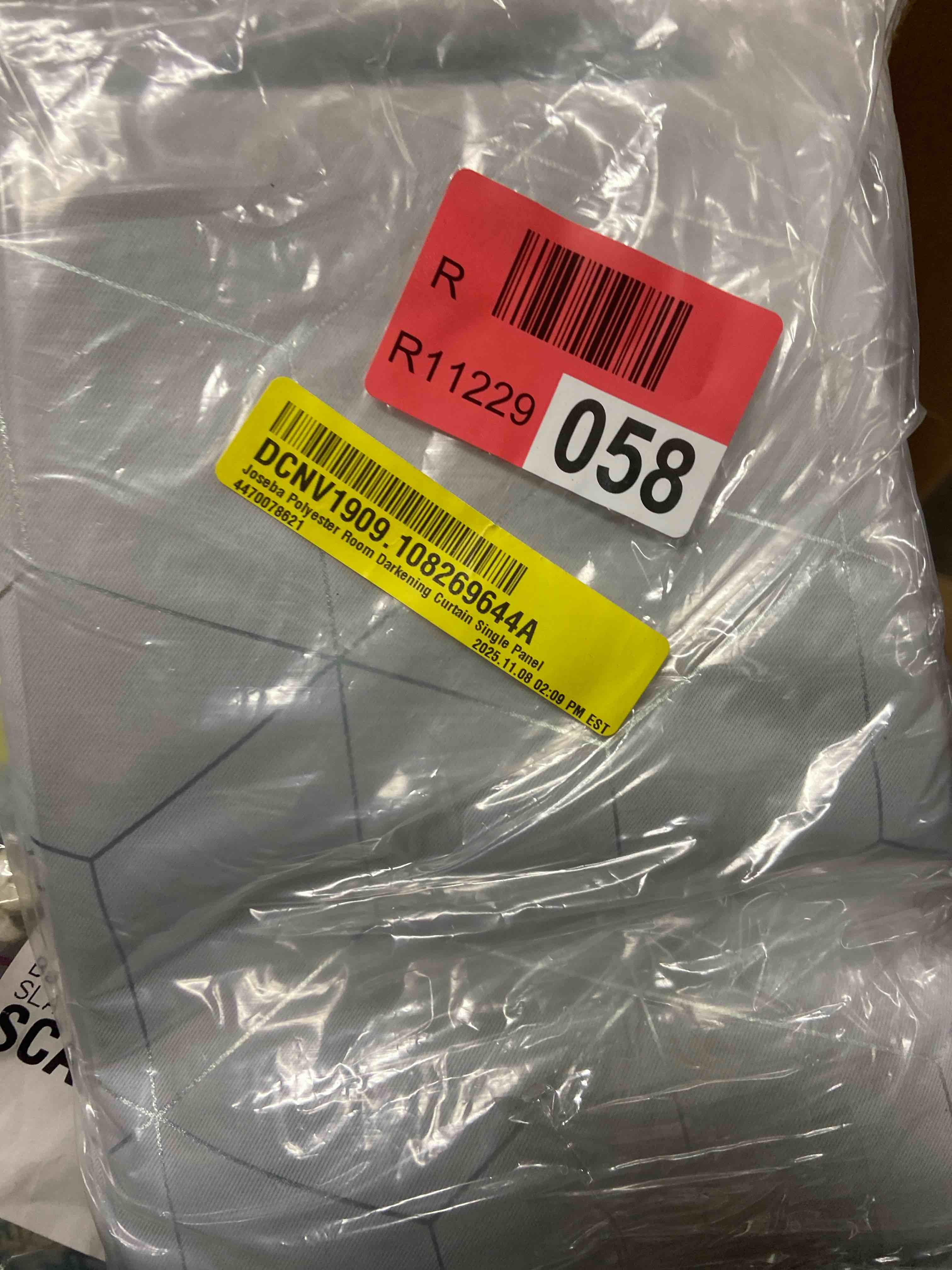 Condition photo showing New/Like New for joseba polyester room darkening curtain single panel