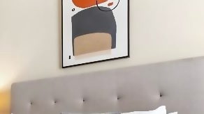 Landing Furniture Co. 3 Set Framed Abstract Wall Art. Multi Style Abstract 36” x 24” Art Prints with Black Wooden Frames