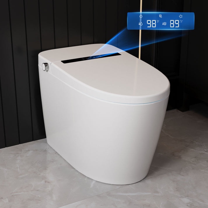 DeerValley Smart Toilet,Auto Flush, Heated Seat, Tankless One-Piece Toilets for Bathrooms,DV-1S0159