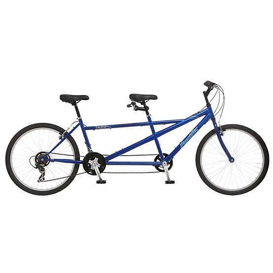 Pacific Unisex 26 in. 21-Speed Dualie Tandem Bike, Blue, Back tire needs air otherwise brand new.