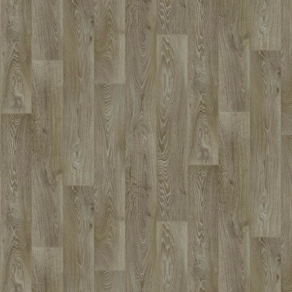 Versatech Select Divinity Original Press Vinyl Flooring in Light Rustic Smokey Brown Oak Wood Grain FP011-731 - 12ft width x at least 20ft