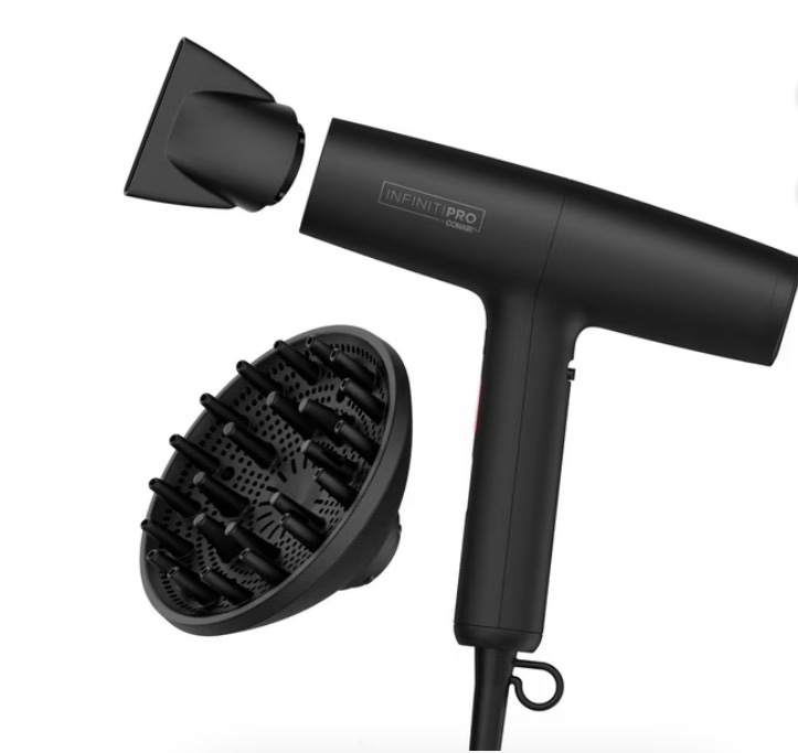 InfinitiPRO by Conair DigitalAIRE Hair Dryer with Brush and Storage Bag