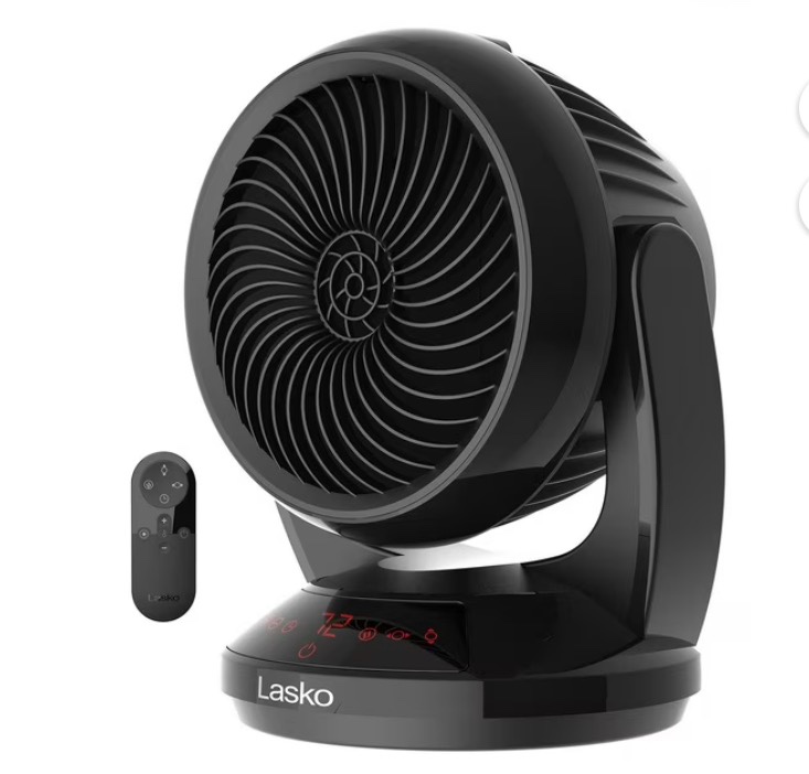 lasko whirlwind heat orbital oscillation ceramic space heater with remote
