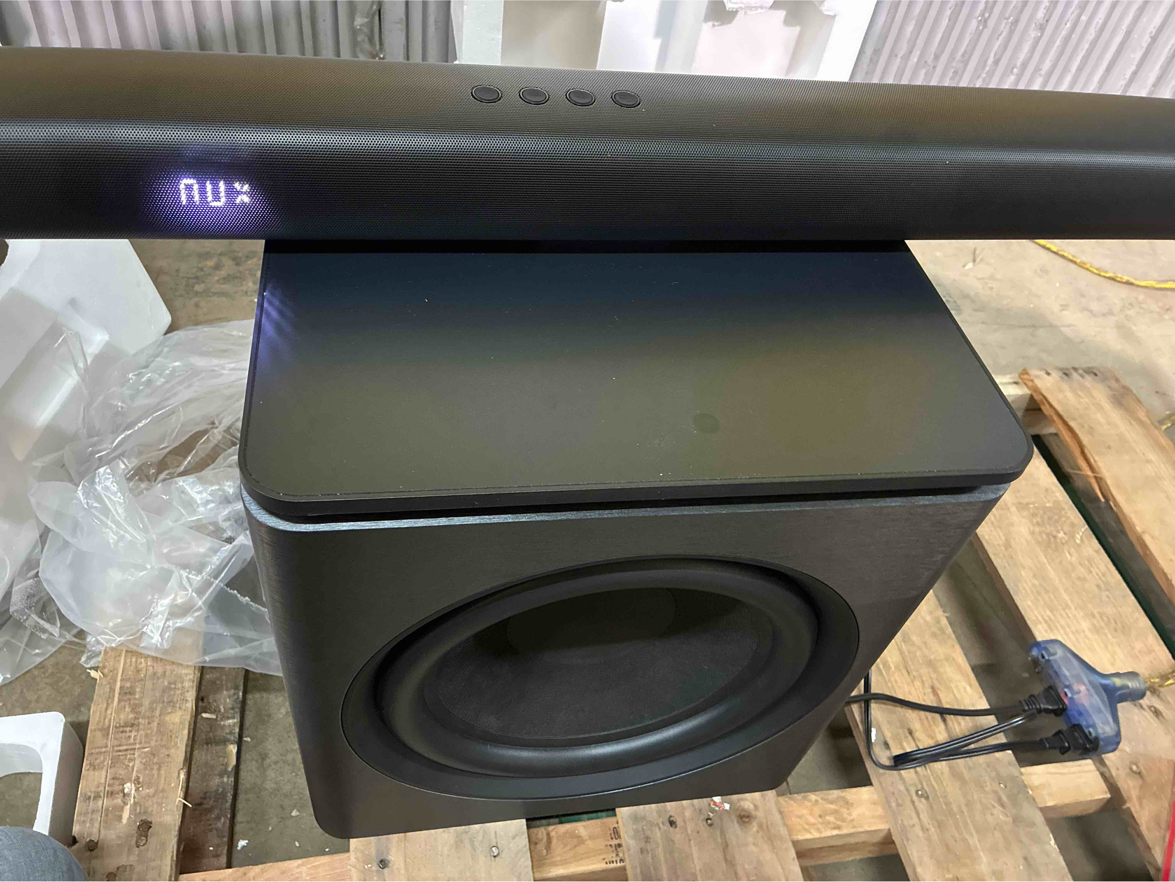 Condition photo showing New/Like New for Monster Soundstage Pro Dolby Atmos 7.1.2 Channel Soundbar with 12" Wireless Subwoofer, Bluetooth 5.4 Enabled with Remote 