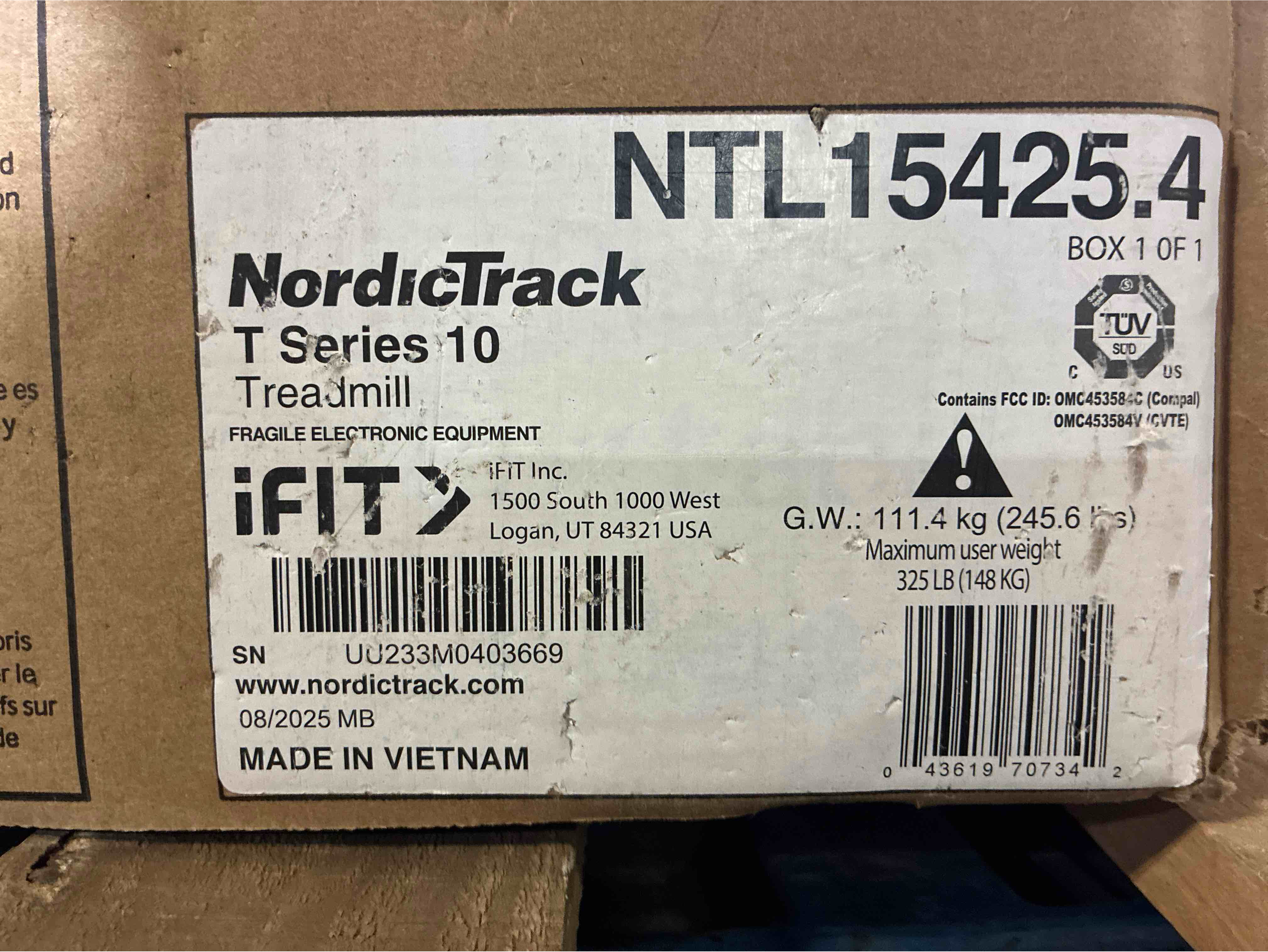 Condition photo showing New/Like New for NordicTrack T SERIES 10 TREADMILL, 0-12 MPH means you can run up to a 5-minute mile pace right on your treadmill, With a heart rate monitor, ActivePulse™ automatically adjusts the speed and incline to keep you in the targeted zone, Tilt the 10" HD touchscreen to keep the optimal viewing angle for your height, 0-12% incline.
