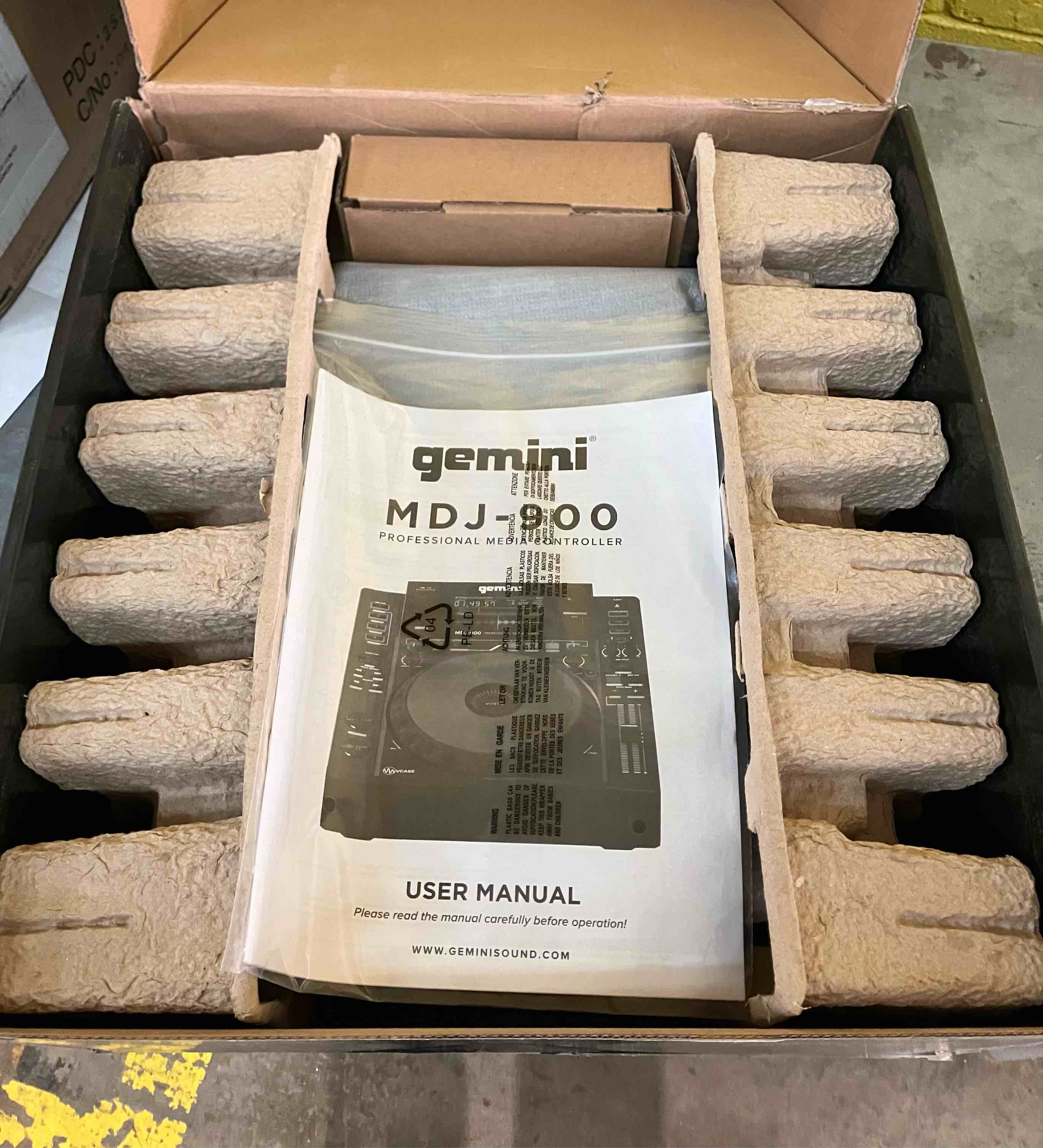 Condition photo showing As Is for Gemini Sound MDJ-900 - Elite Multi-Media Player with Superior Playback, Responsive Controls, and Advanced DJ Tools - (As is because screen would not turn on during testing. May need repair or firmware updates)