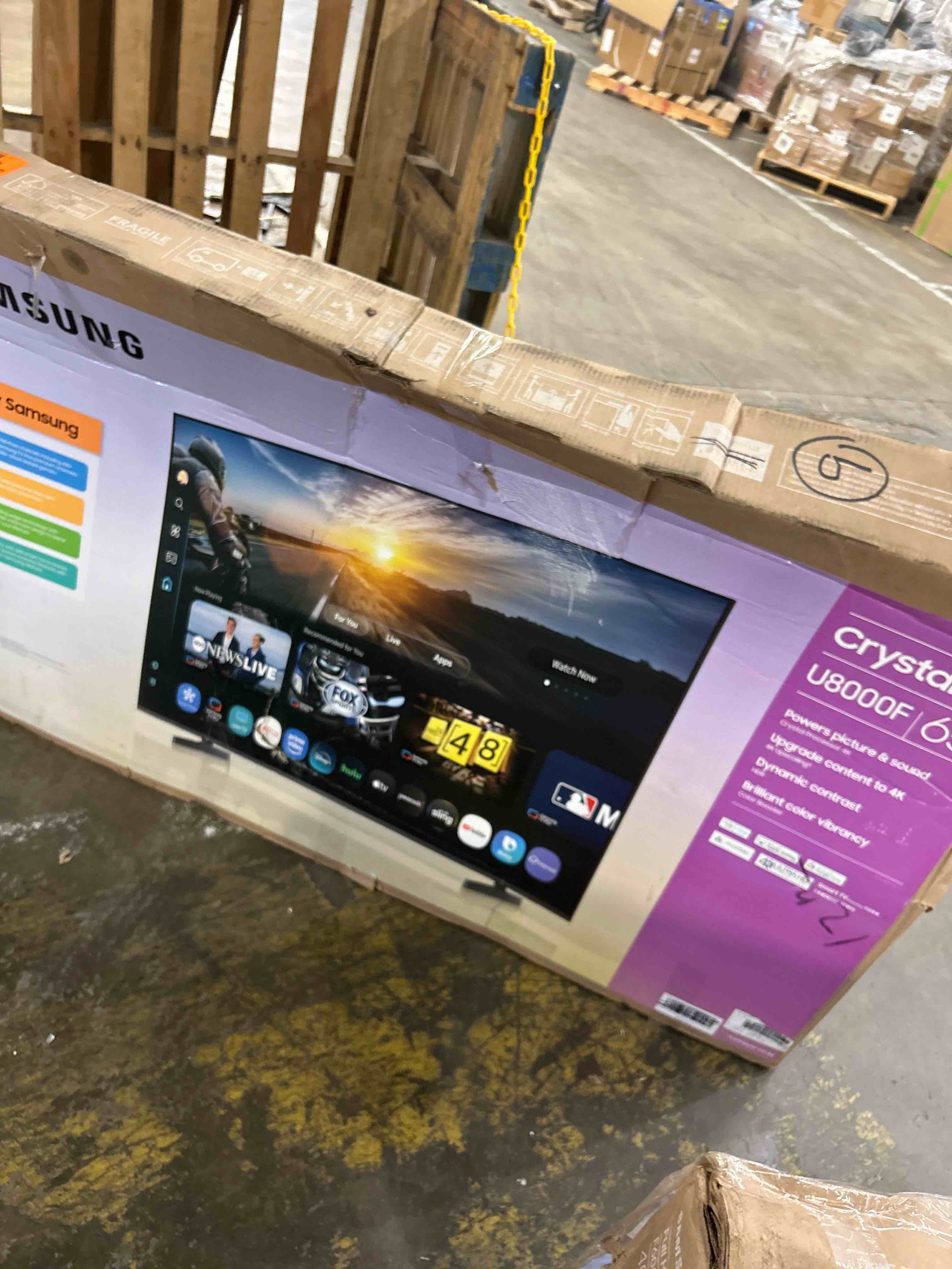Condition photo showing As Is for Samsung UN65U790KIT1 65 inch Class U7900 Series 4K UHD Smart TV (2025) Crystal Processor 4K HDR –