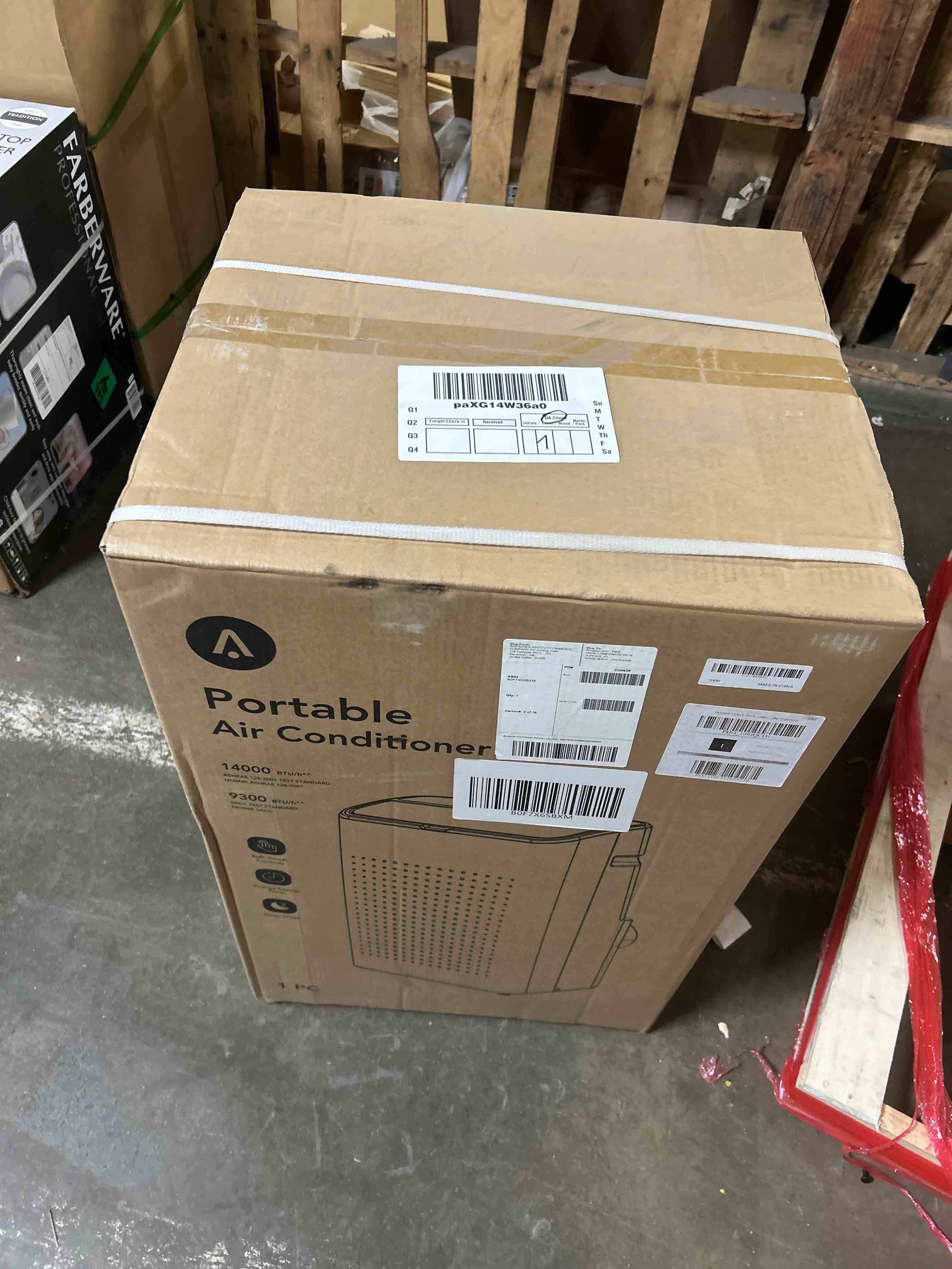 Condition photo showing New/Like New for Portable Air Conditioner, 14000 Btu 3 in-1 Ac Unit With Dehumidifier & Fan Mode,Powerful Cooling Up to 750 Sq.Ft, Energy Saving, Remote Timer Control Air Conditioner For Home, School