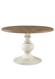 lexi 46 round dining table with pedestal base (table top only)